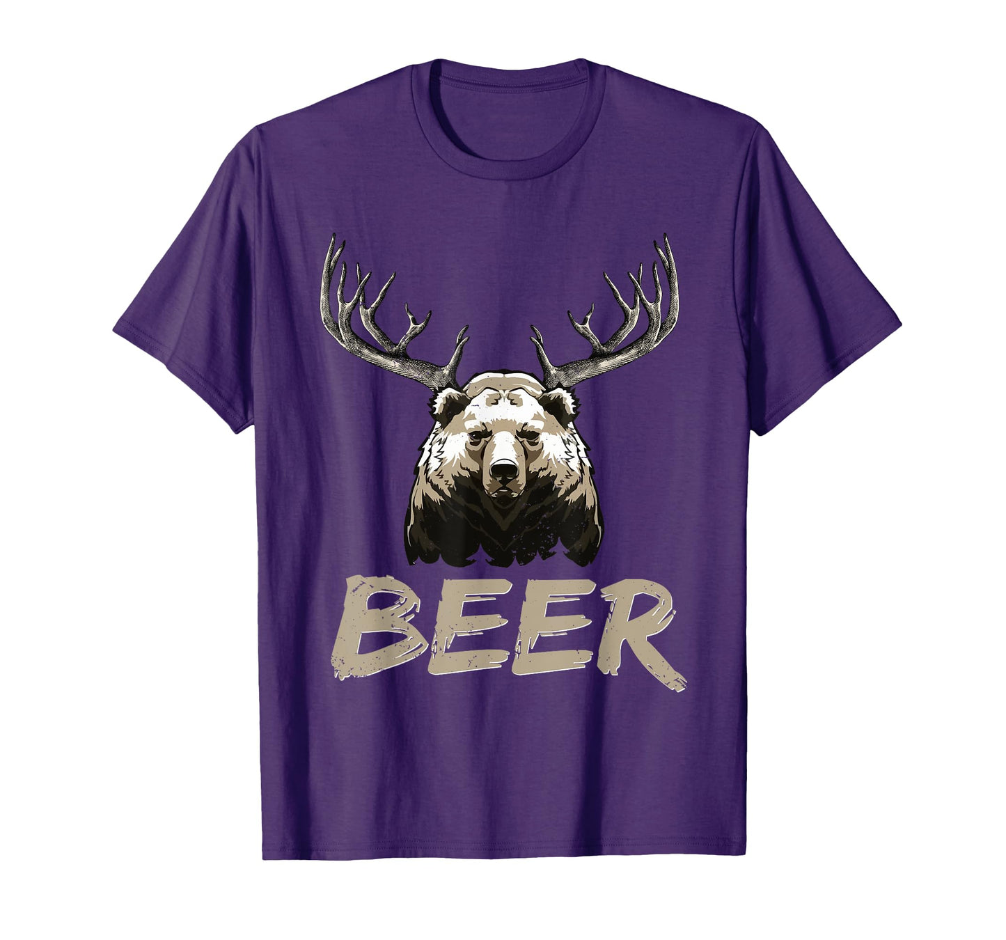 Bear Deer Beer Beer Lovers Drinkers Men Women T-Shirt