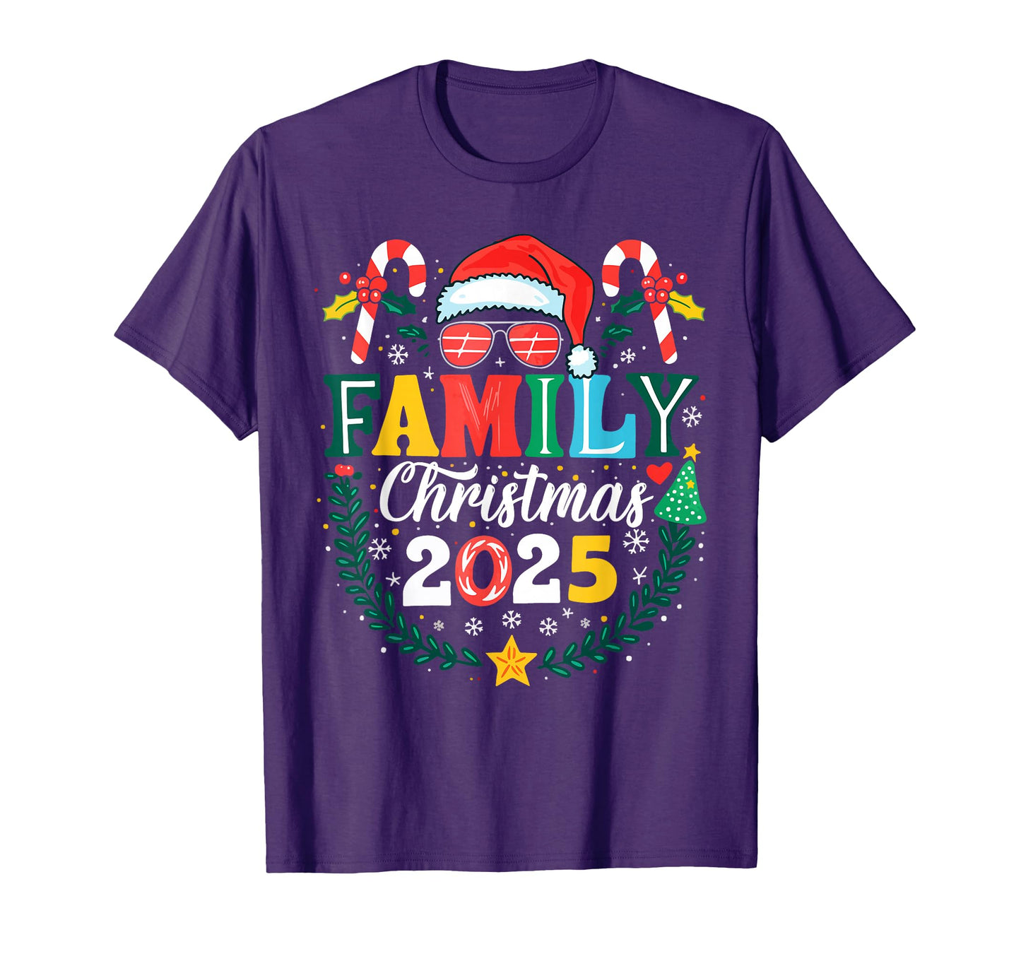 Family Christmas 2025 Matching Family Christmas Squad Xmas T-Shirt
