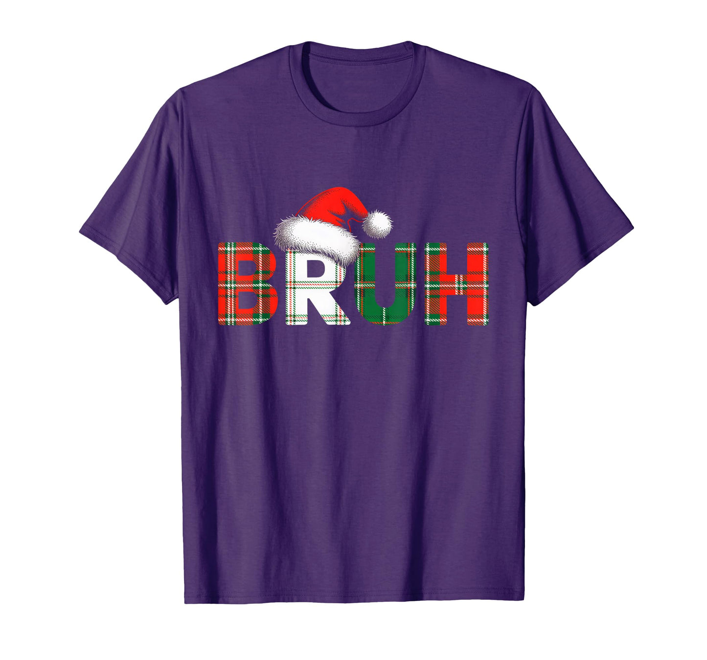 Bruh Funny Christmas Meme Xmas Teens Boys Kids Xmas Pajamas T-Shirt