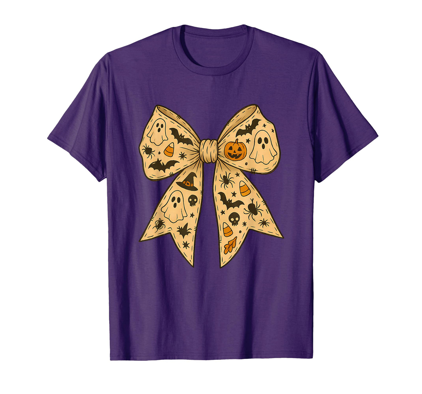 Halloween Ghost Coquette Bow, Spooky Season Witch Vibes T-Shirt