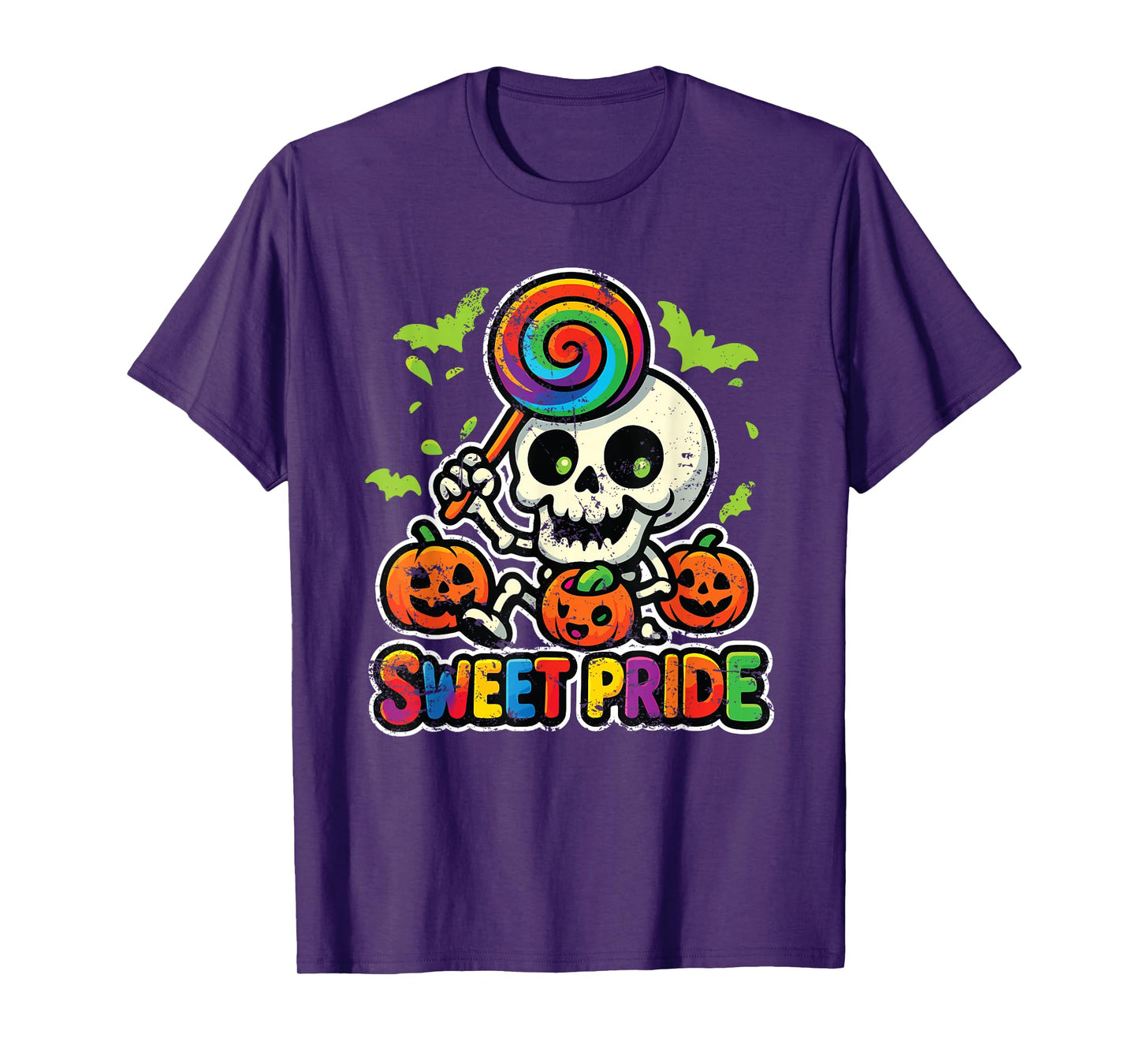 Sweet Pride Rainbow Skeleton T-Shirt