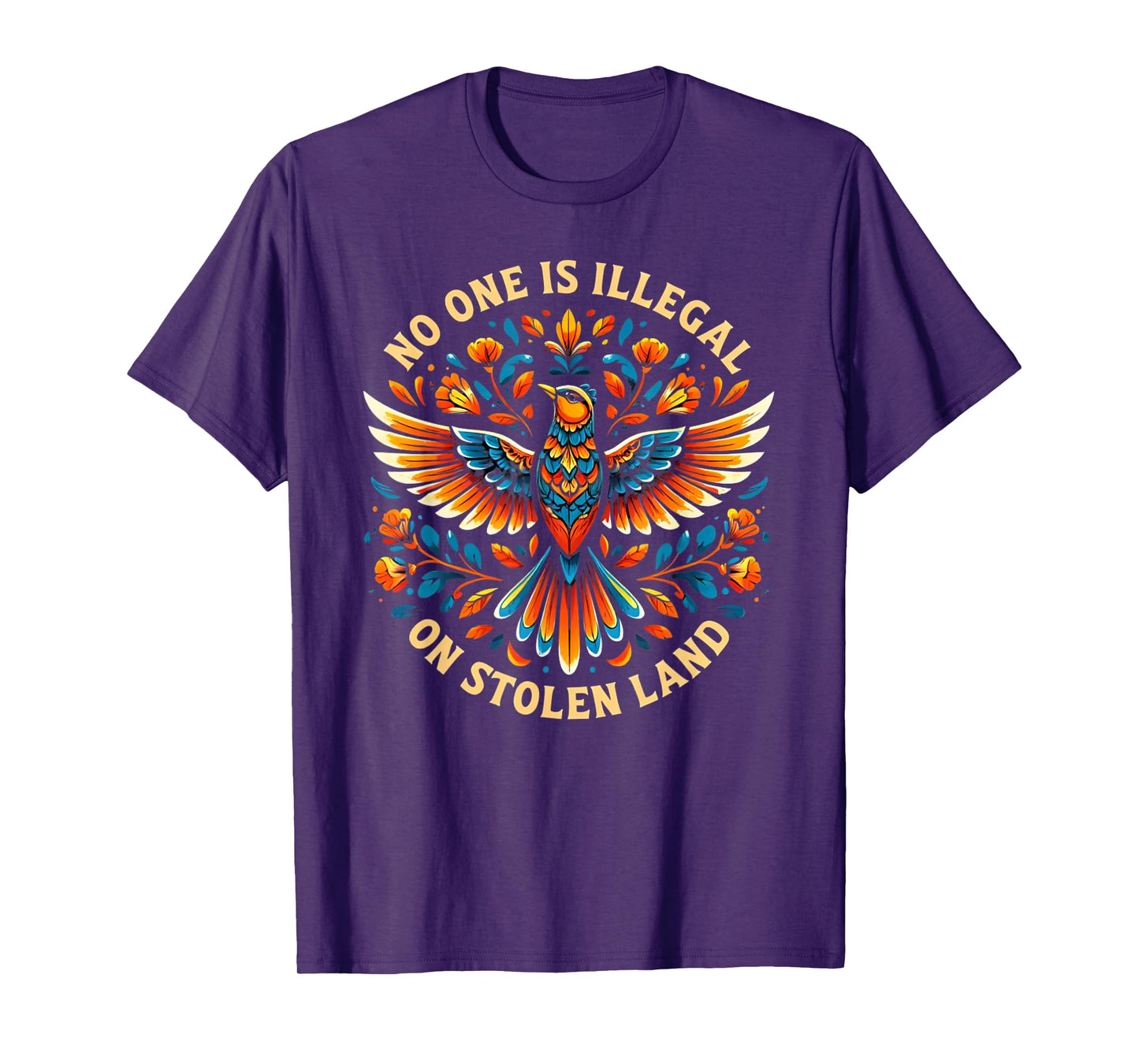 Know One is Illegal On Stolen Land Native Americans Vintage T-Shirt