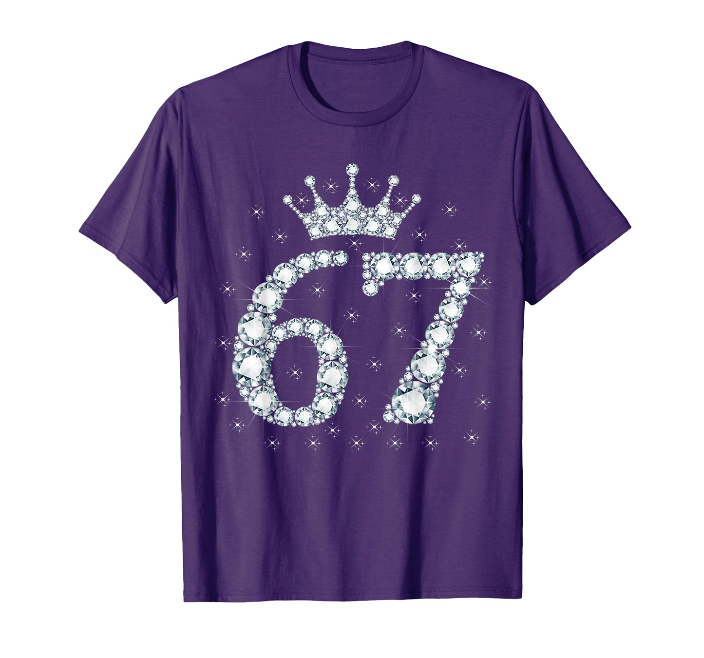 67 Crown 67 Years Old Happy 67th Birthday Girl Women T-Shirt