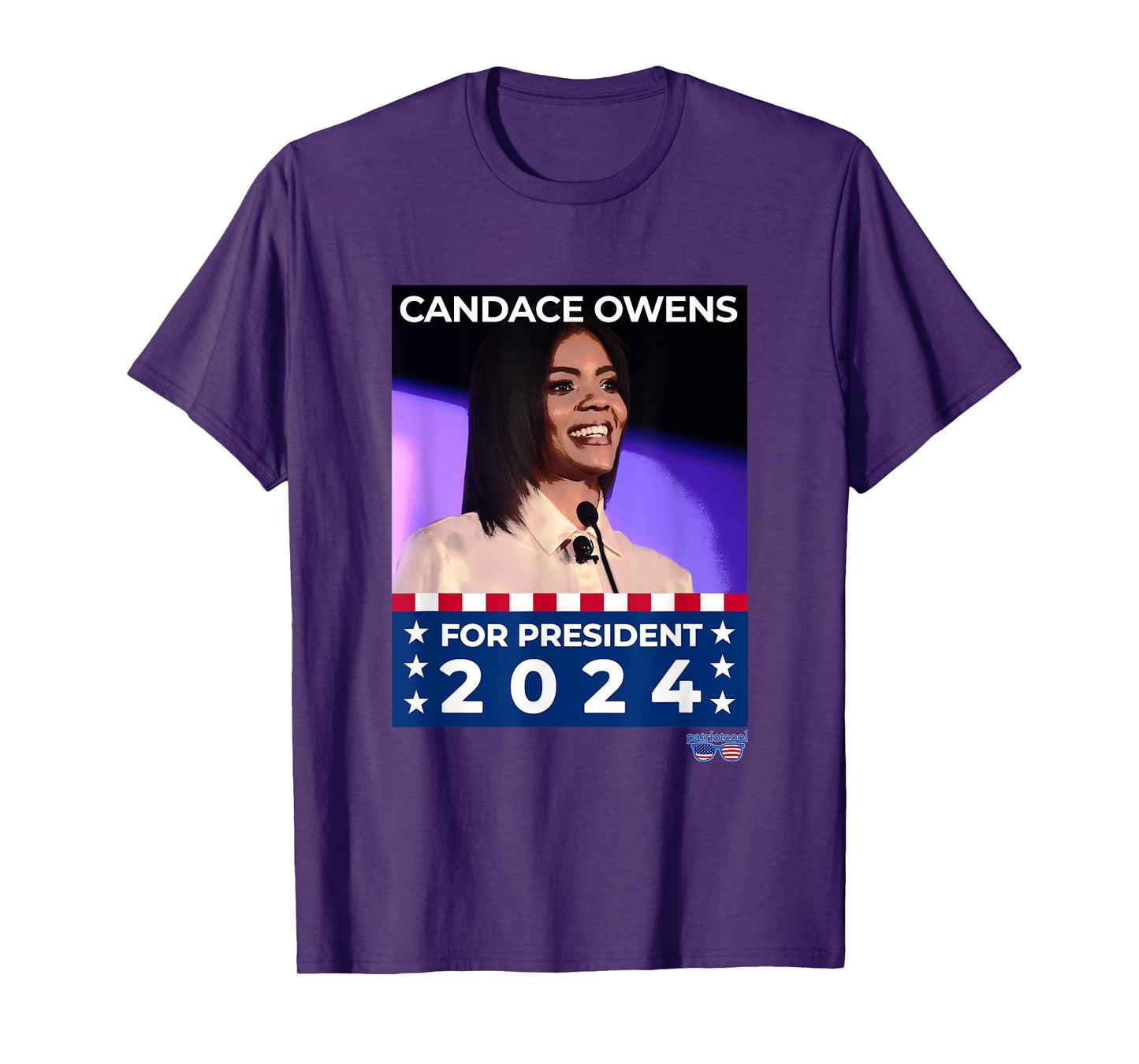 Candace Owens For President Patriotic Slogan Women Men T-Shirt