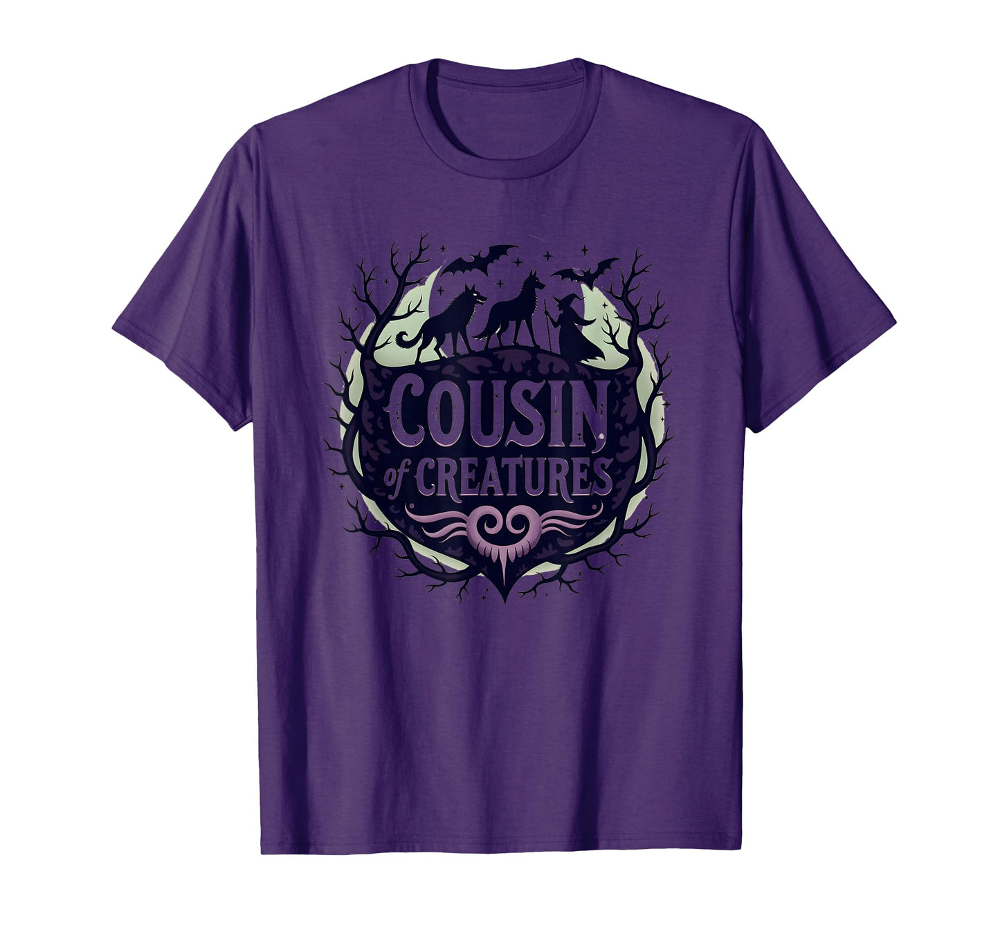 Halloween Role Cousin of Creatures Spooky Family Fun T-Shirt