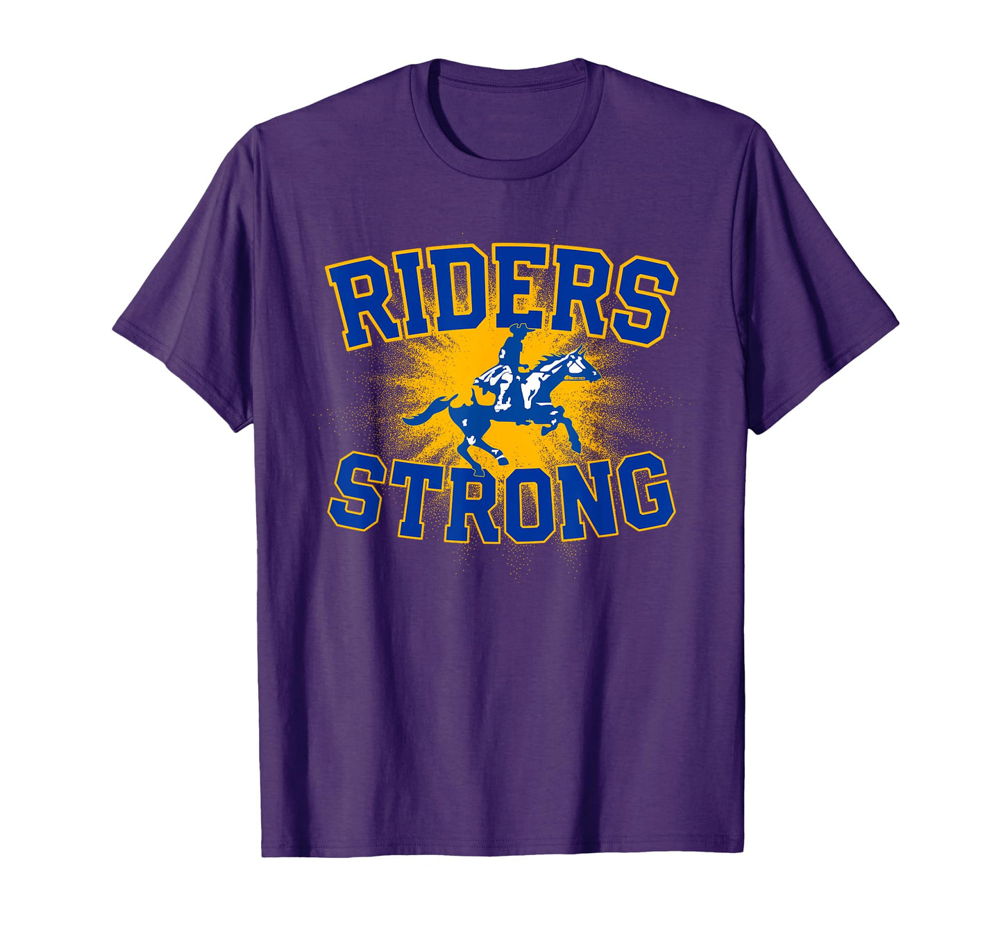 Caesar Rodney Riders Logo Strong Flag HS T-Shirt