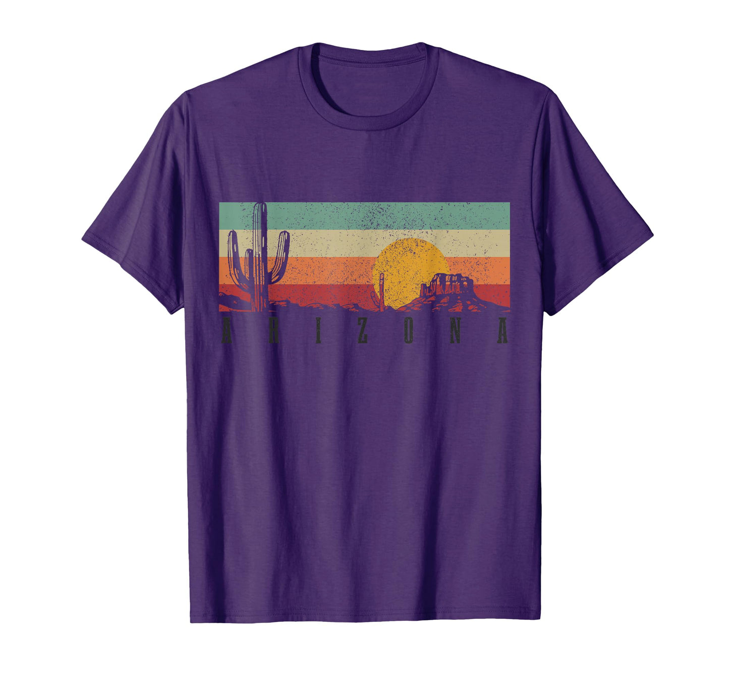 Arizona Vintage Cactus Desert Landscape Pride Souvenir T-Shirt
