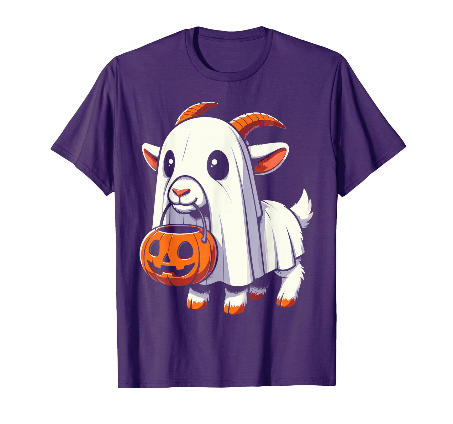 Halloween Cute Goat Ghost T-Shirt