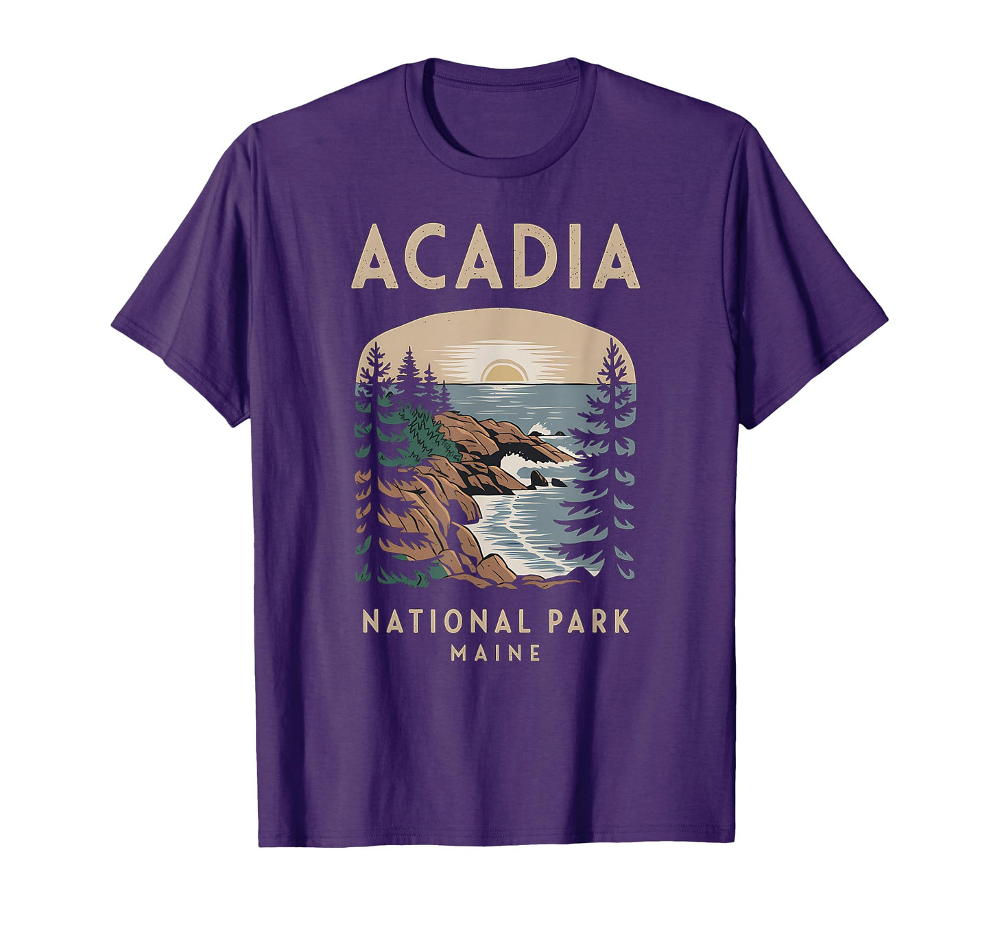 Acadia National Park Maine Scenic View T-Shirt