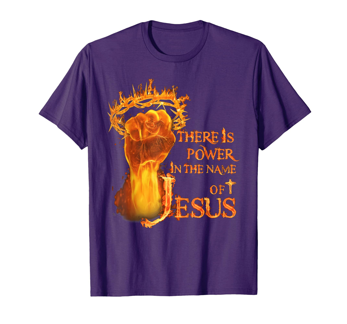 There is power in name of Jesus fire T-Shirt