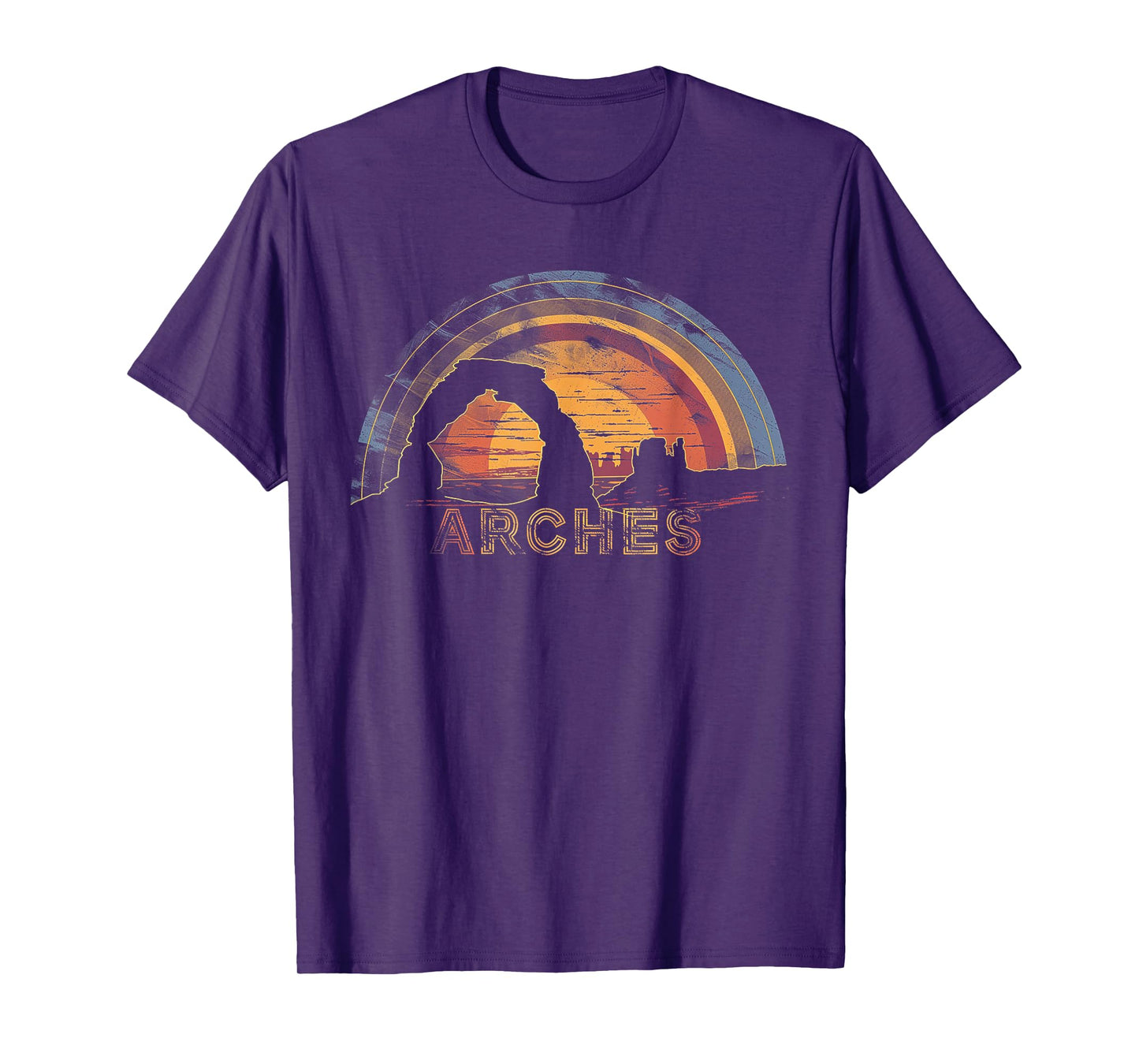 Arches - US National Park Vintage Men Women Kids Retro T-Shirt