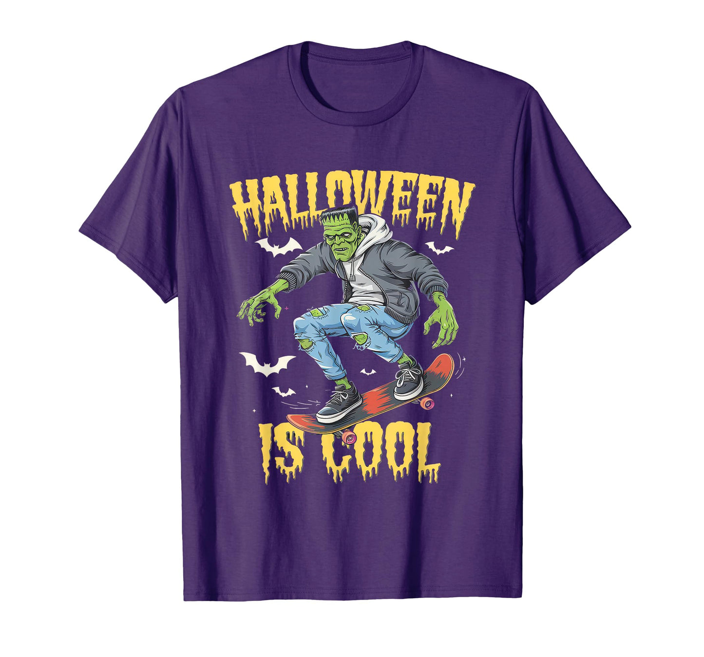Halloween is Cool Tshirt Women Men Frankenstein Monster T-Shirt