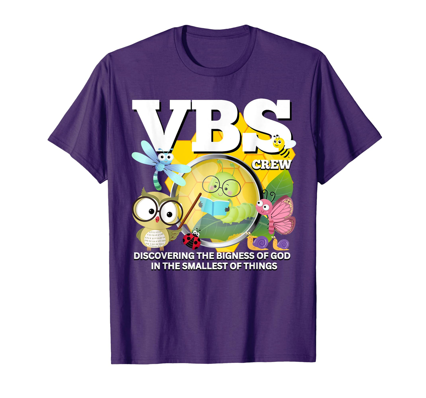 VBS Crew Magnified Nature Bible School Christian Staff Team T-Shirt