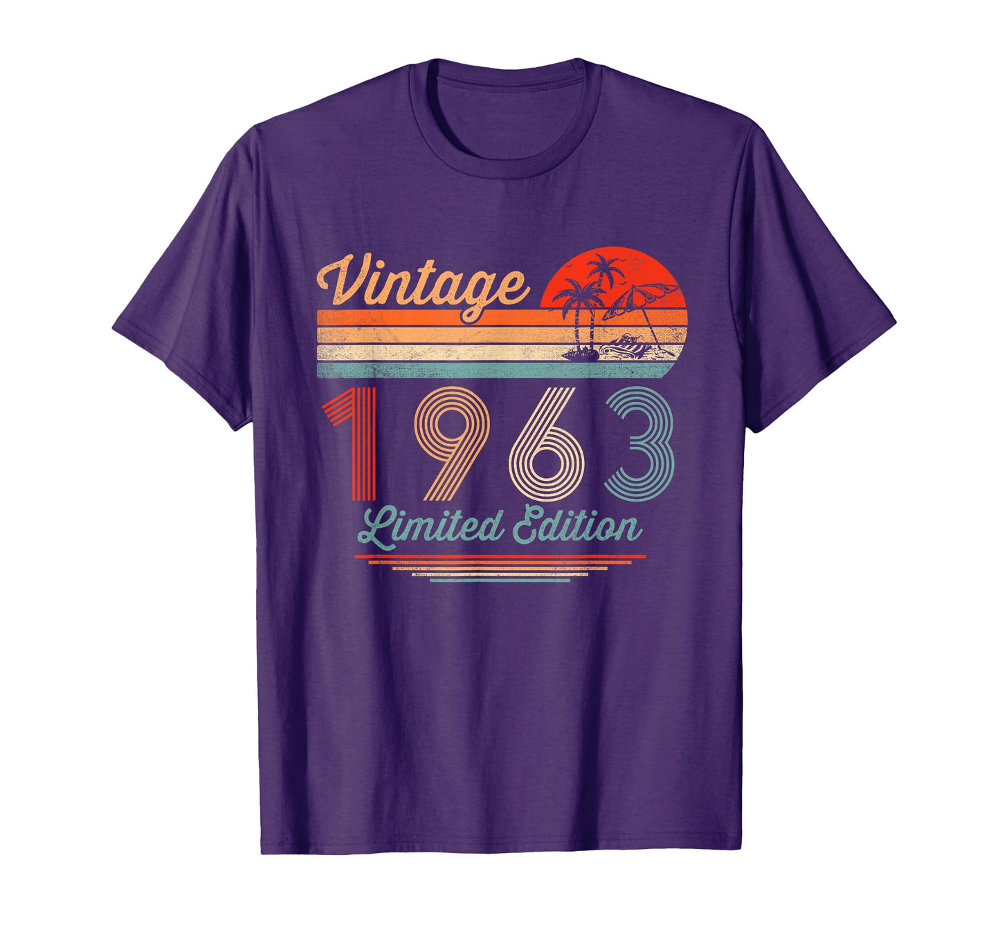 Vintage 1963 Limited Edition 62 Year Old Gifts 62nd Birthday T-Shirt