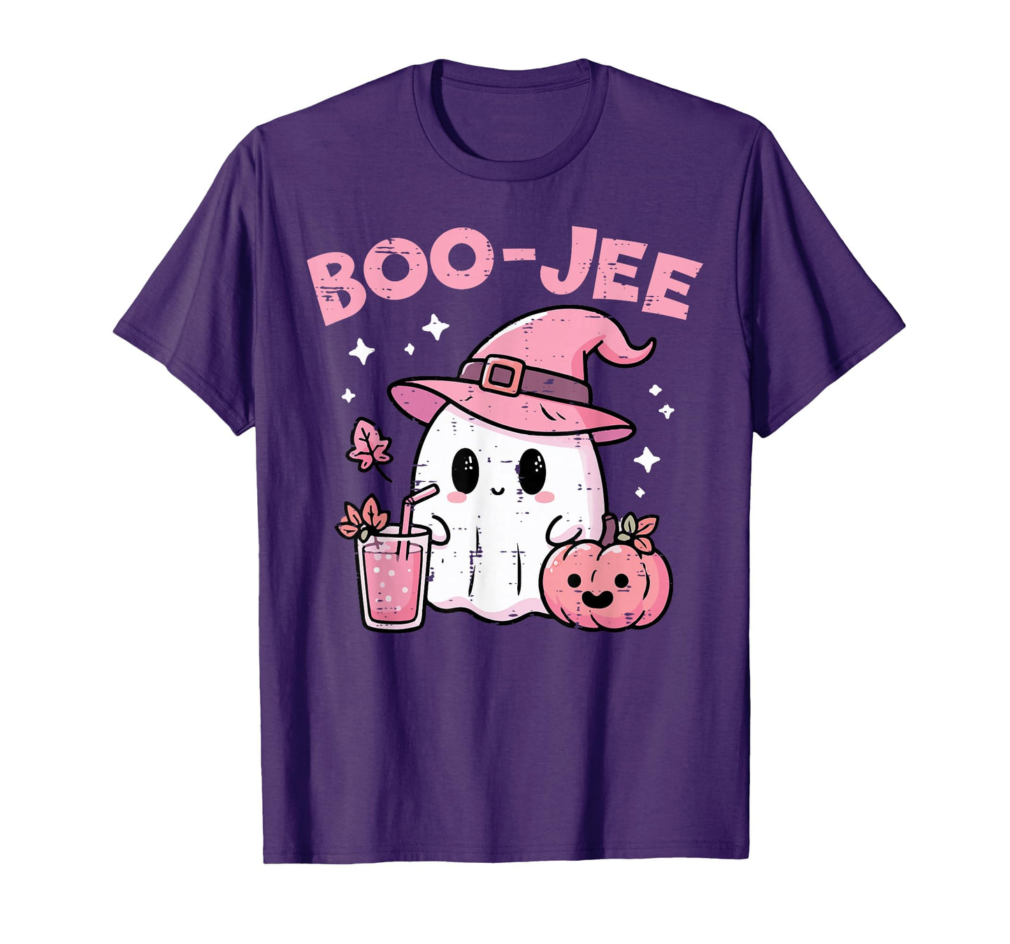 Halloween Bougie Ghost Boo Jee Boujee Costume Women Girls T-Shirt
