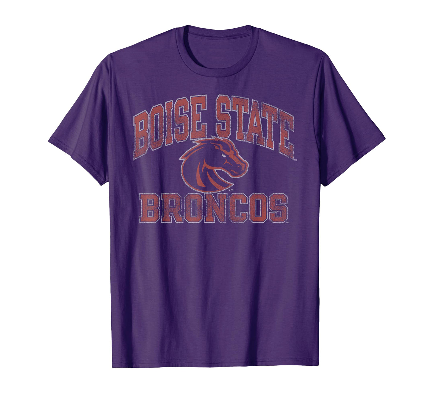 Boise State Broncos Vintage Worn Blue Officially Licensed T-Shirt