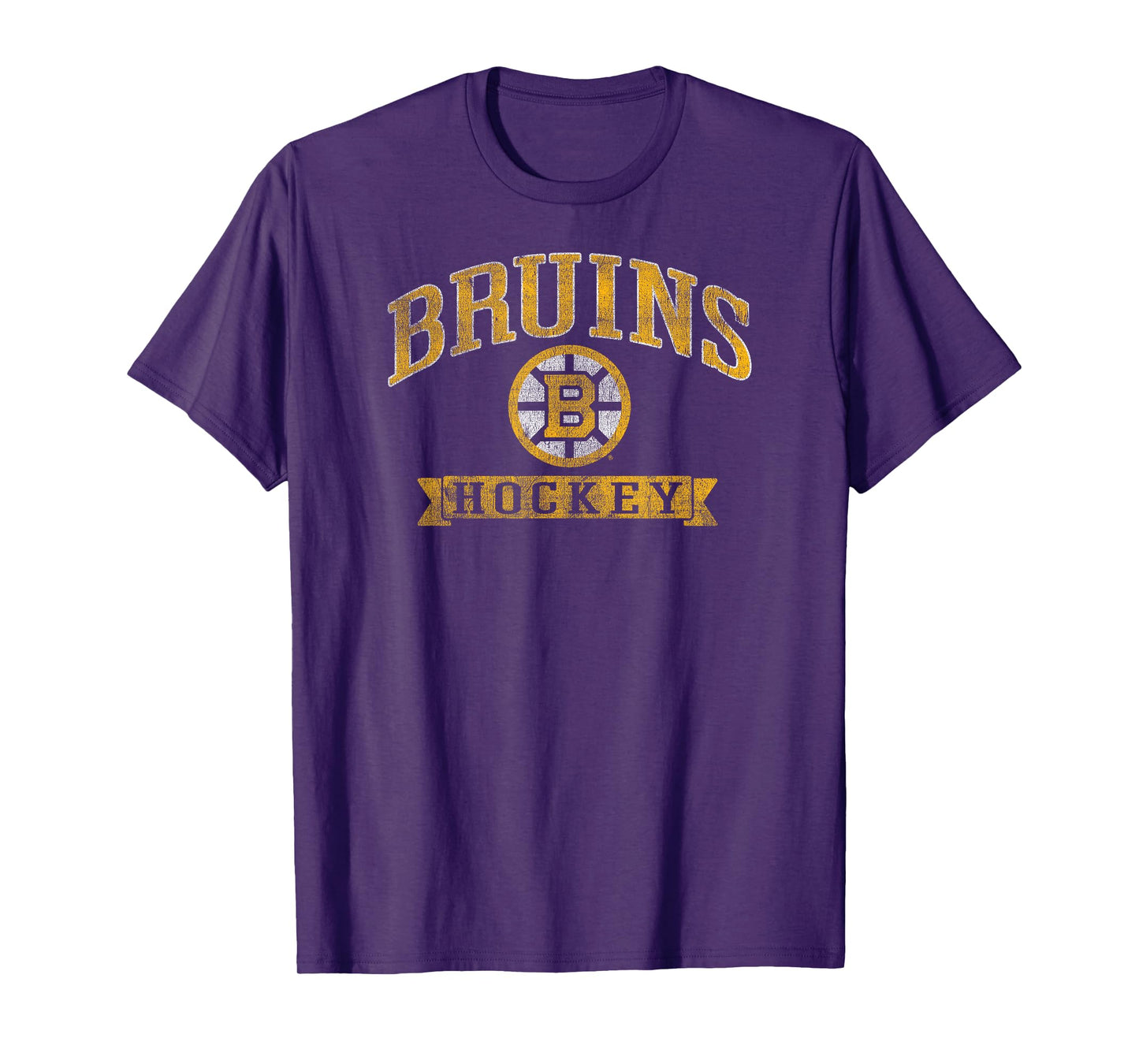 Boston Bruins Vintage Hockey Black NHL Officially Licensed T-Shirt