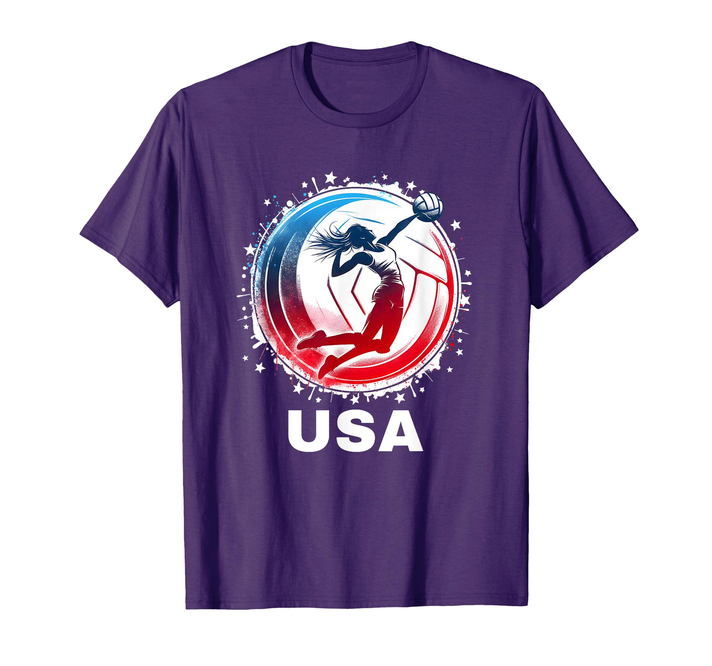 Volleyball USA Team Men Women Kids Volleyball Apparel USA T-Shirt