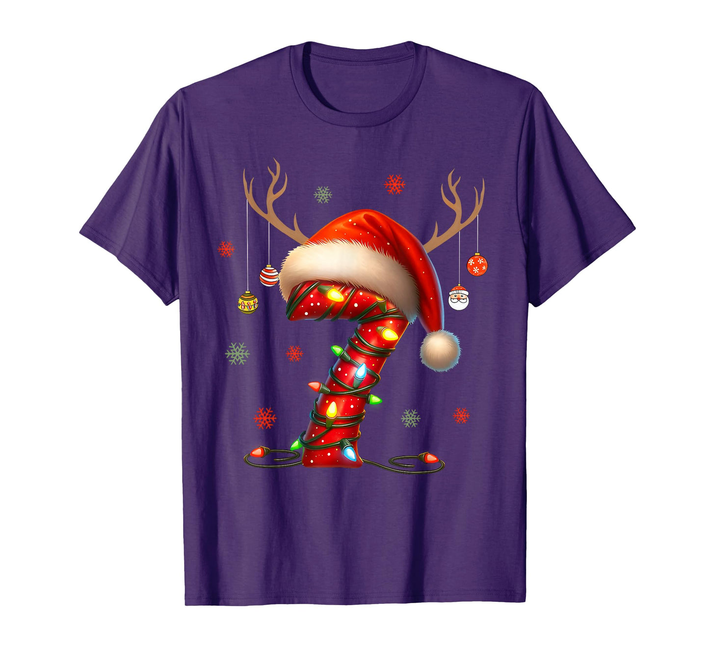 6 7 Six Seven Gen Z Alpha Merry Christmas Holiday Couples T-Shirt