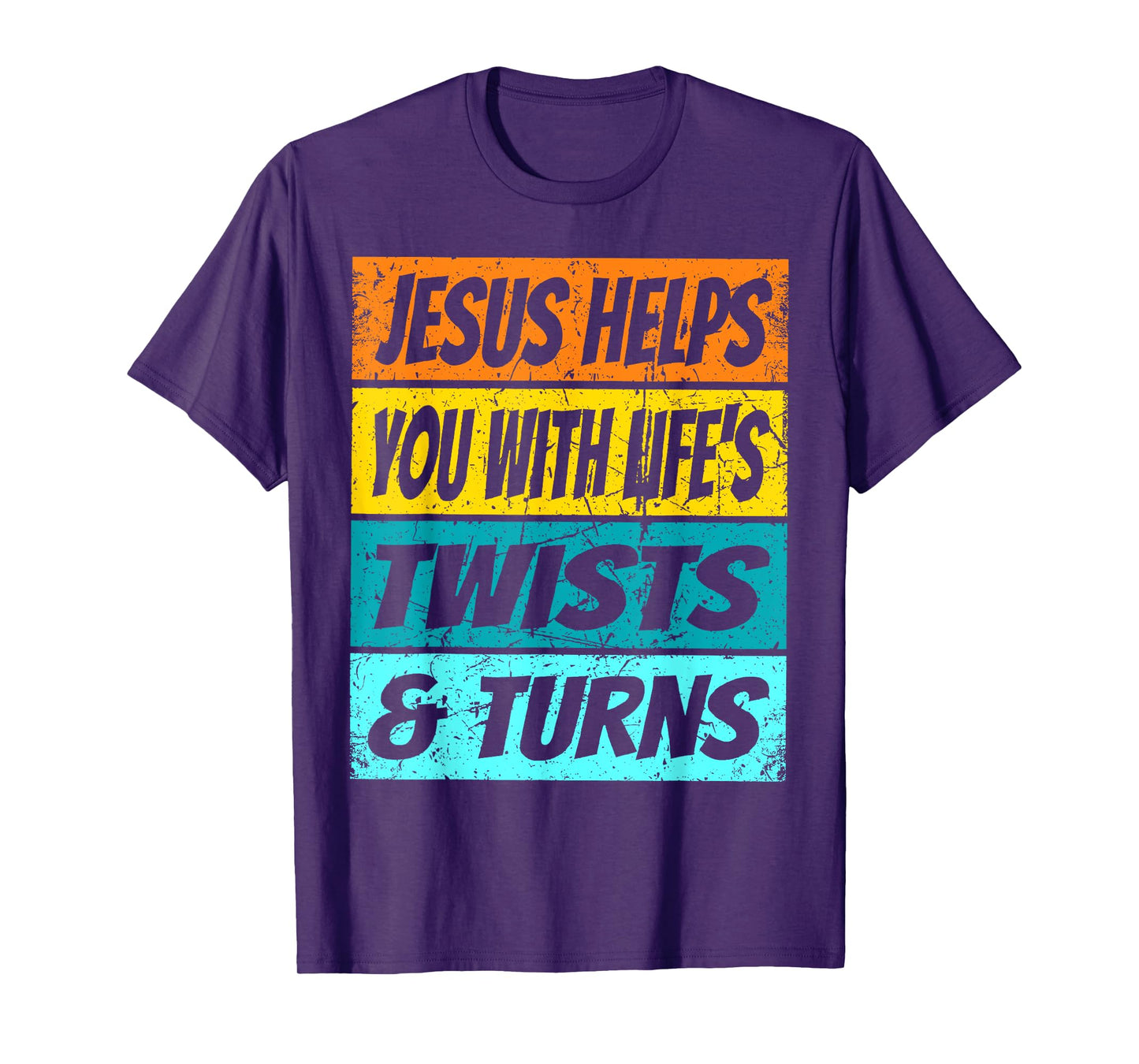 Retro Jesus Helps You With Life's Twists And Turns VBS 2023 T-Shirt