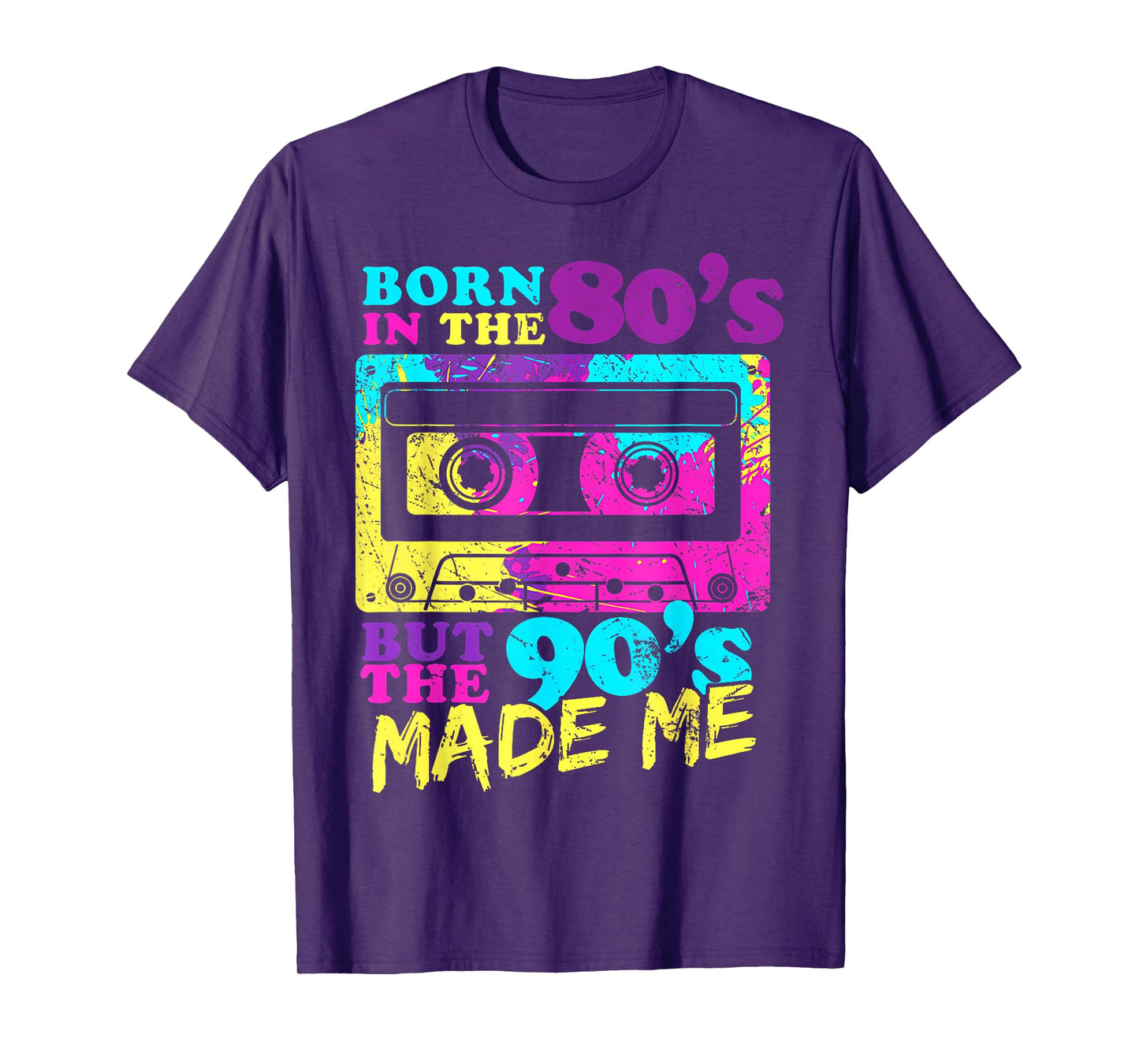 Vintage Cassette Born In The 80s But 90s Made Me I Love 80s T-Shirt