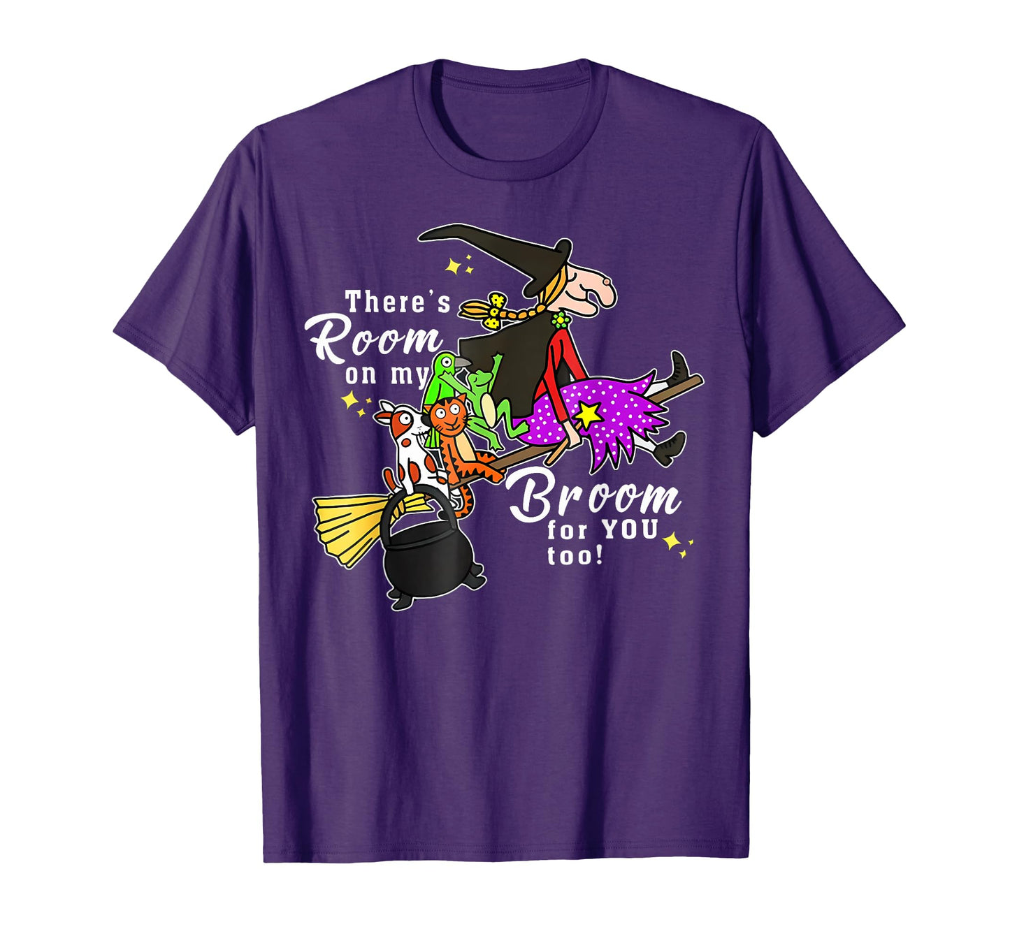 There'S Room On My Broom For You Too Teacher Halloween T-Shirt