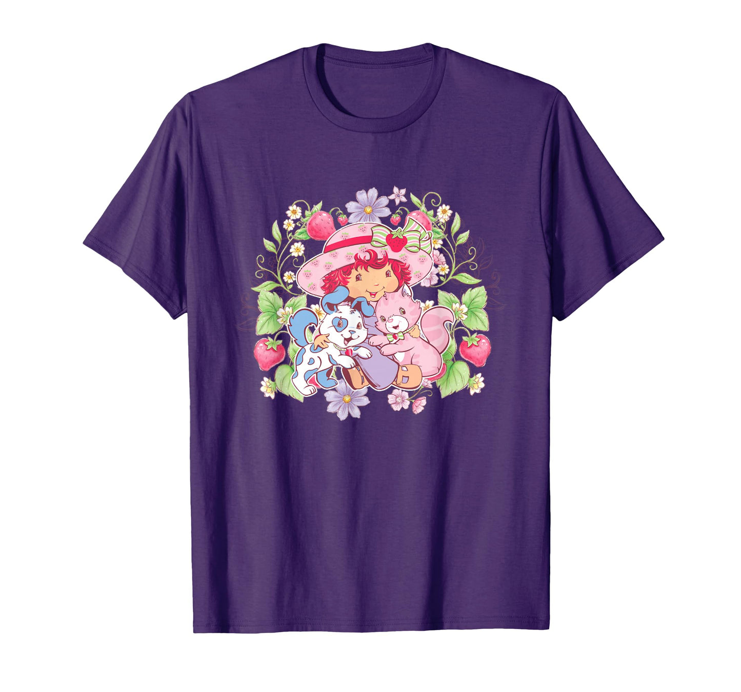 Strawberry Shortcake Summer Flowers & Sweet Pets T-Shirt