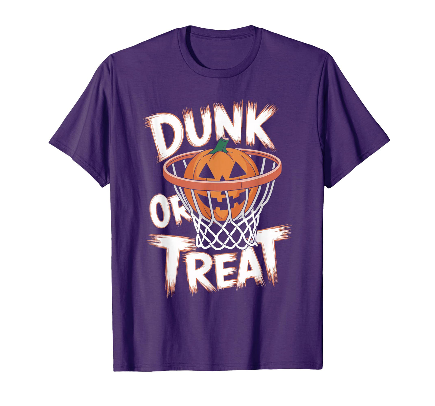 Dunk or Treat Halloween Basketball T Shirt Spooky Basketball T-Shirt