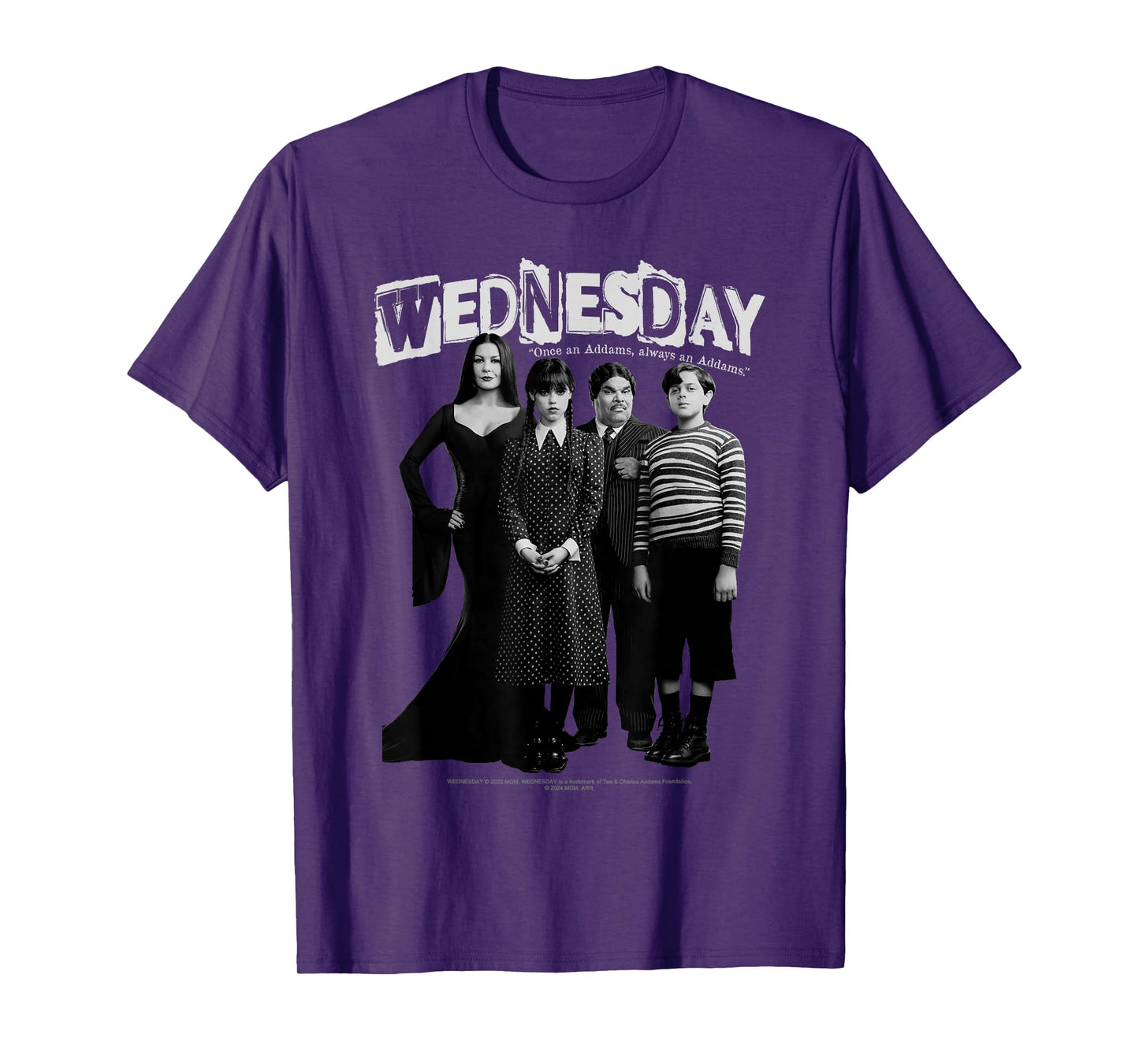 Wednesday Once An Addams Always An Addams Family Shot T-Shirt