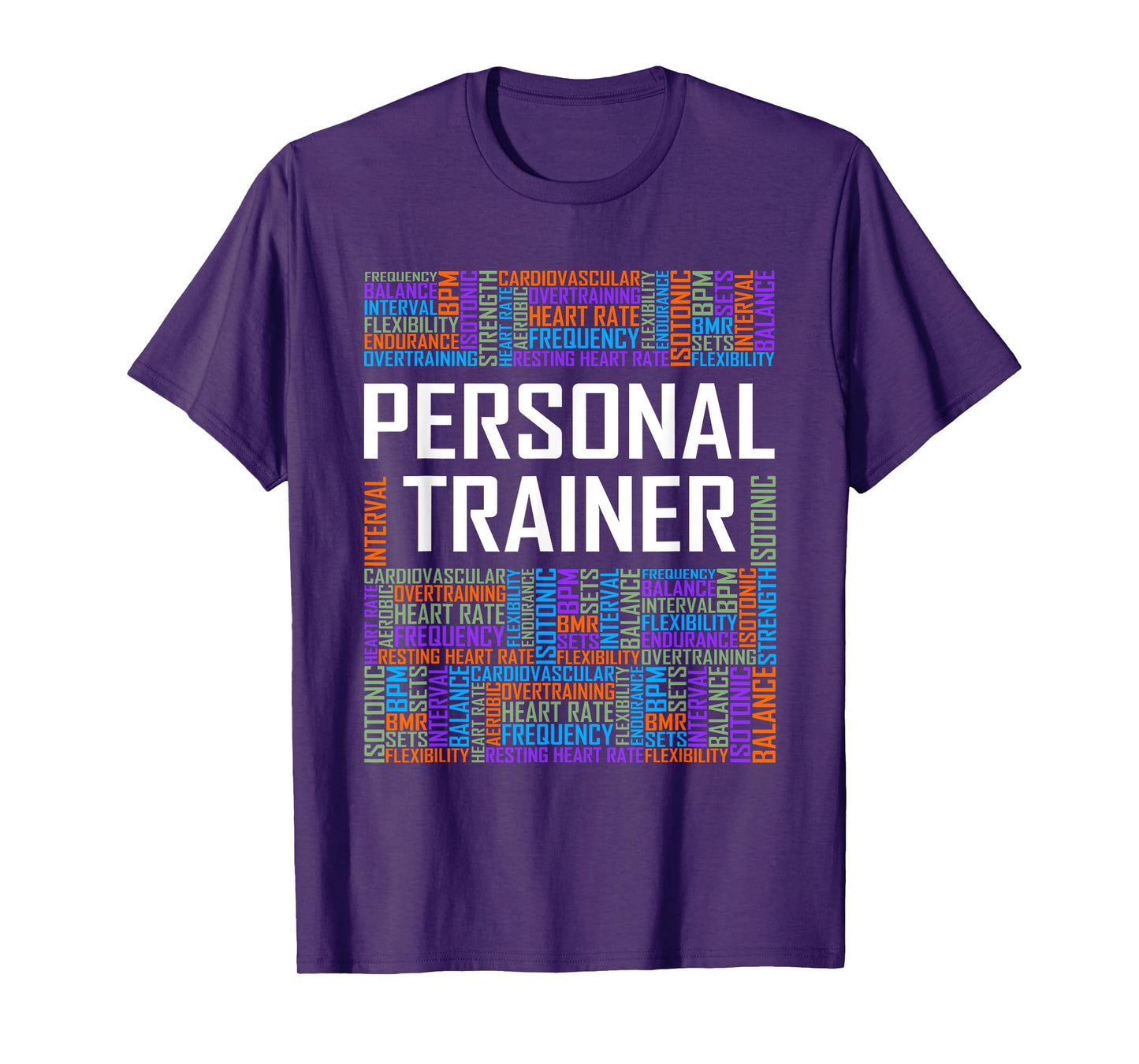 Funny Personal Trainer Words Gift Gym Coach Training Gifts T-Shirt