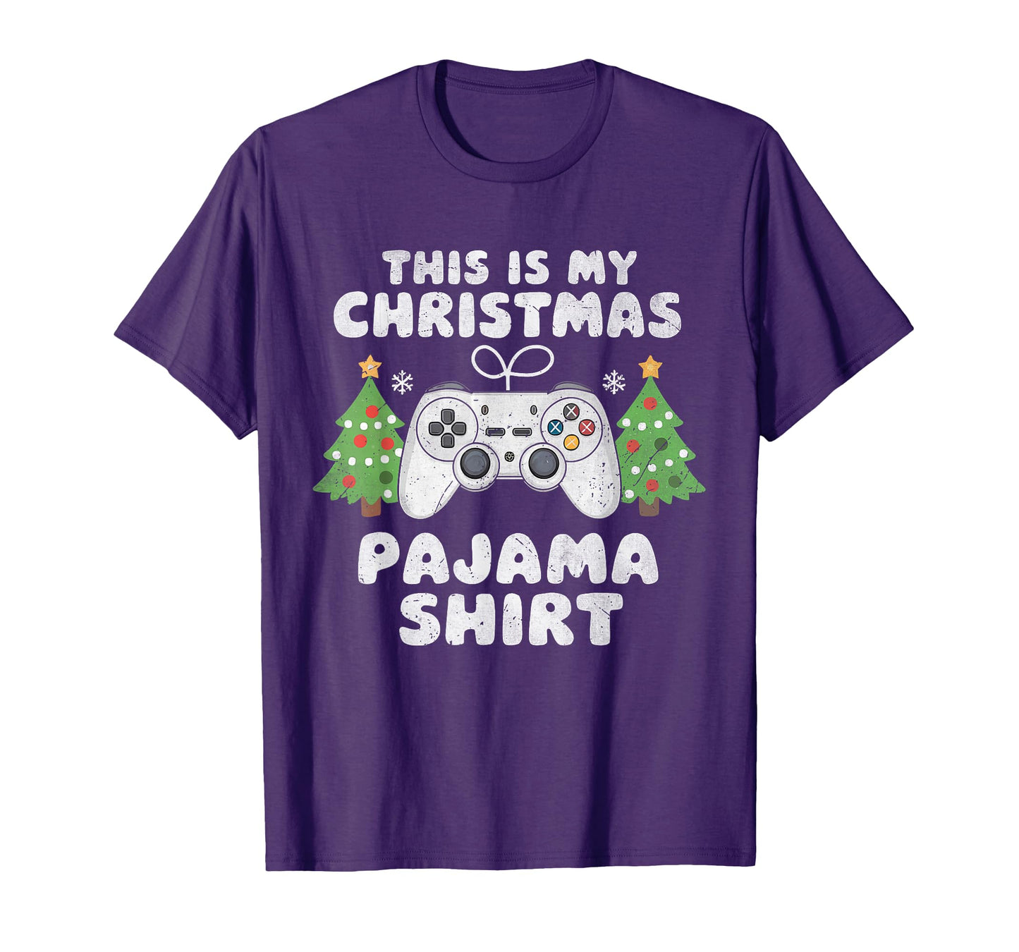 This Is My Christmas Pajama Shirt Video Game Boys Teen Gamer T-Shirt