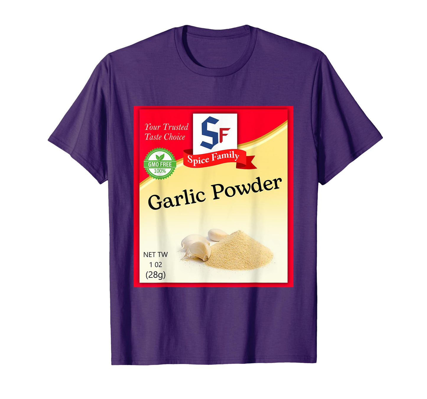 Garlic Powder Condiment Costume Holiday Spice Costumes T-Shirt