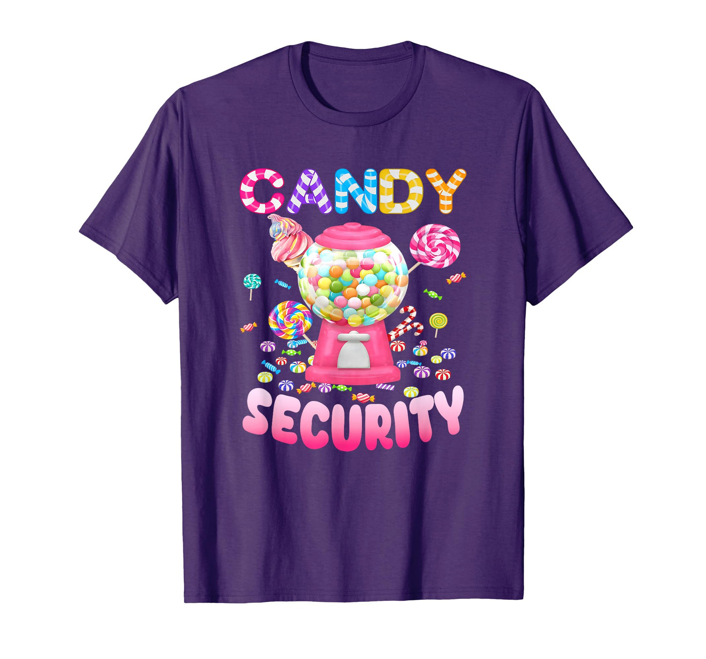 Candy-Security Candyland Costume Kids Teens Adult T-Shirt