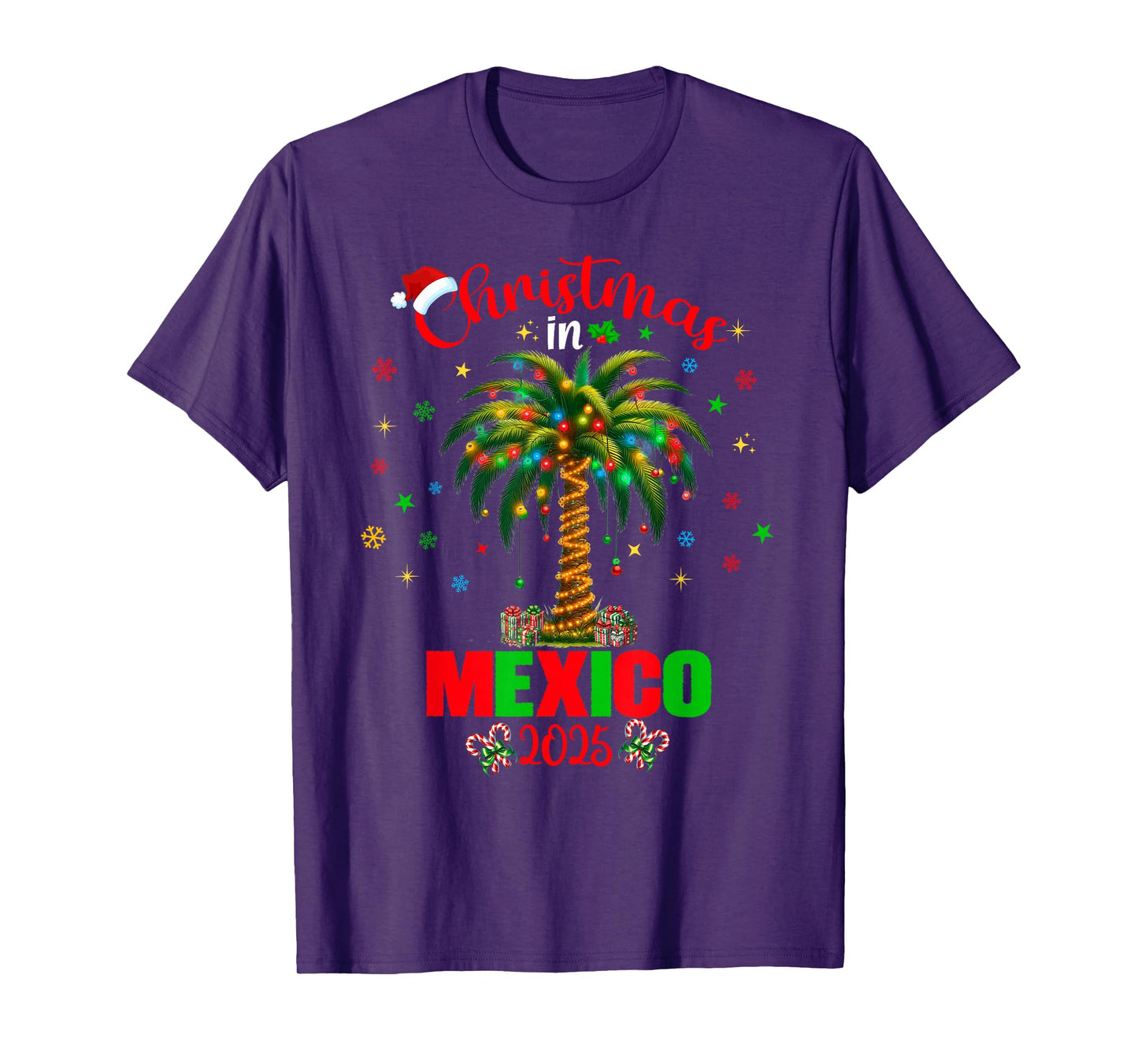 Mexico Cancun Cabo Christmas Trip Family Reunion Tropical T-Shirt