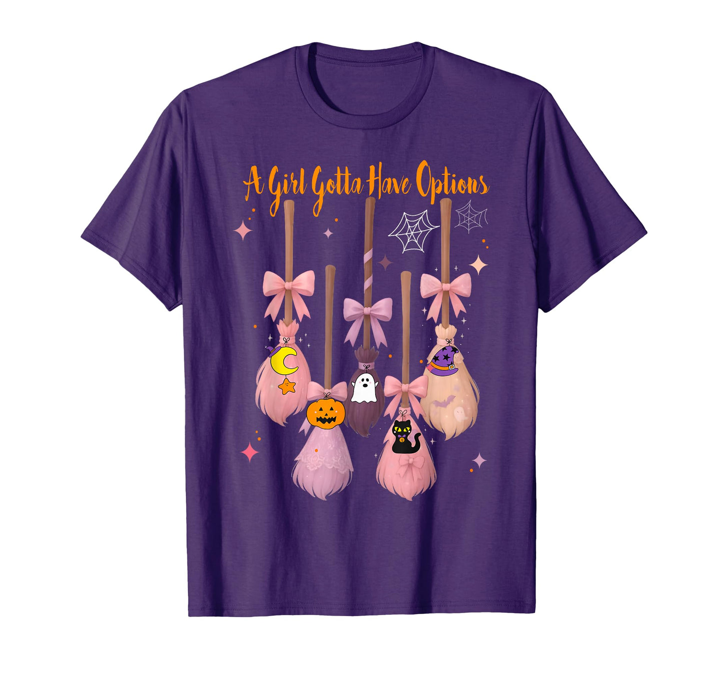 A Girl Gotta Have Options Tee Cute Pastel Witch Halloween T-Shirt