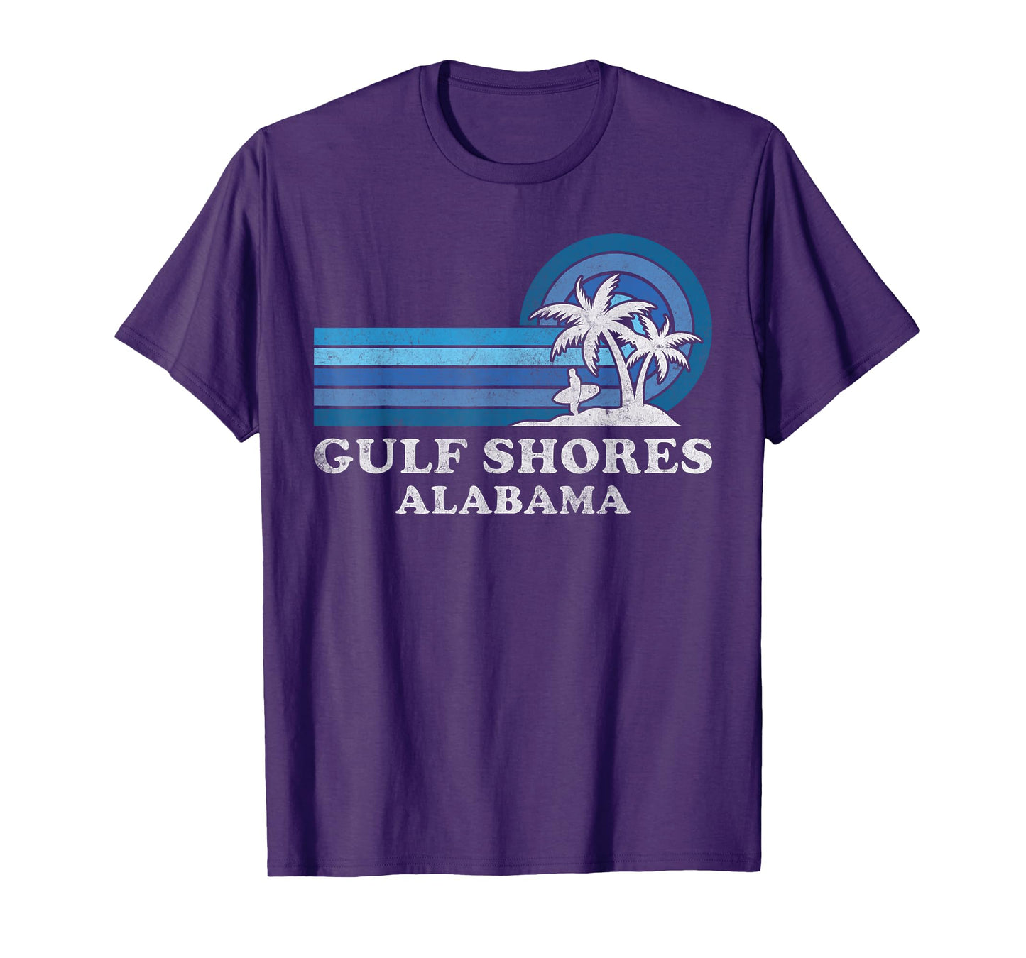 Gulf Shores Beach Alabama Family Summer Vacation Vintage T-Shirt