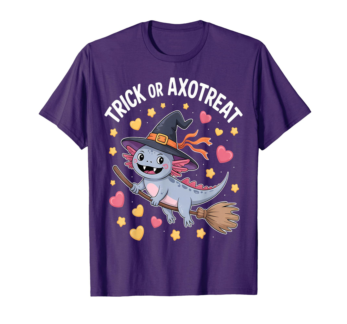 Trick Or Axotreat Halloween Fun T-Shirt