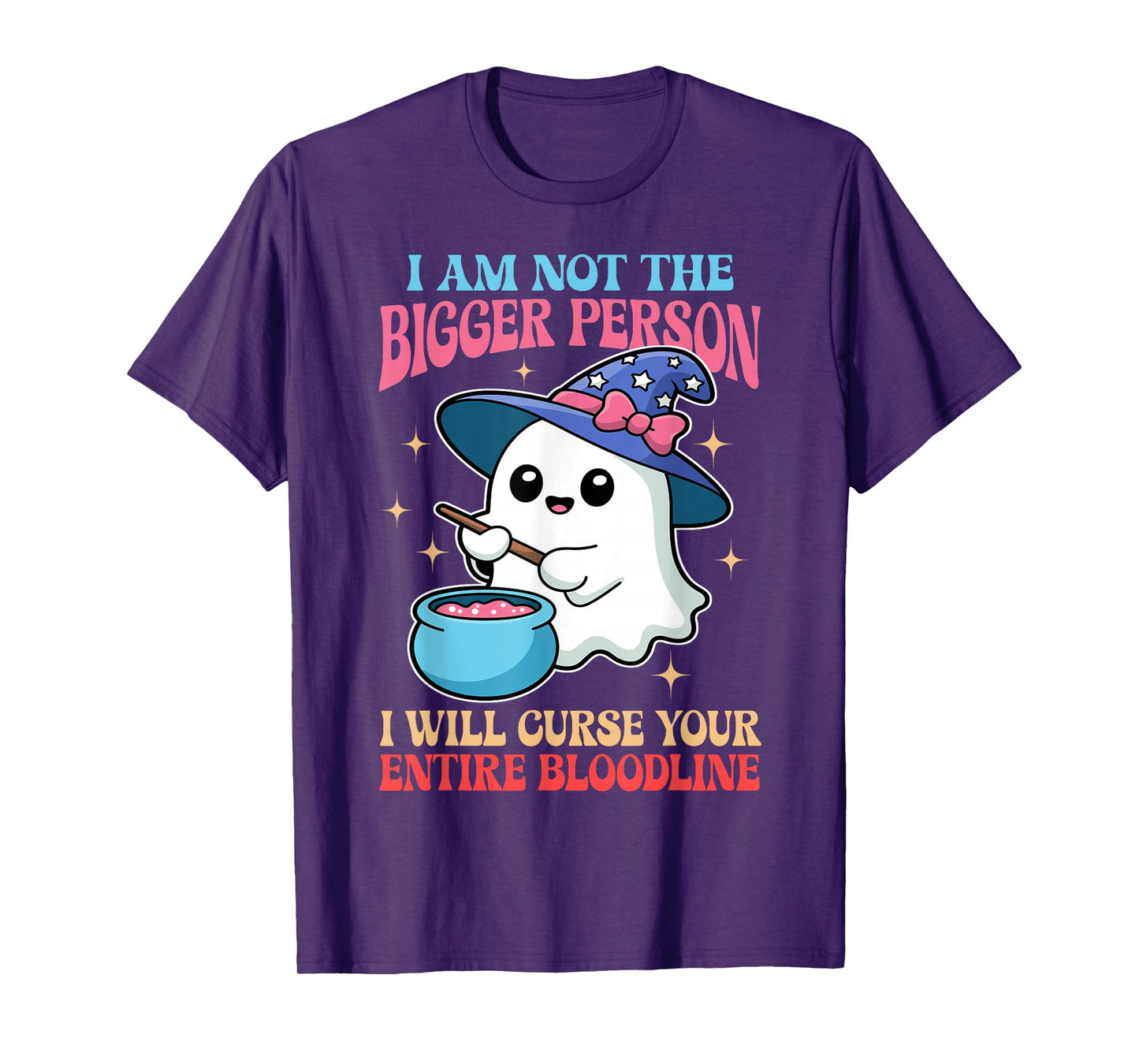 I'll Curse Your Entire Bloodline Funny Ghost Halloween T-Shirt