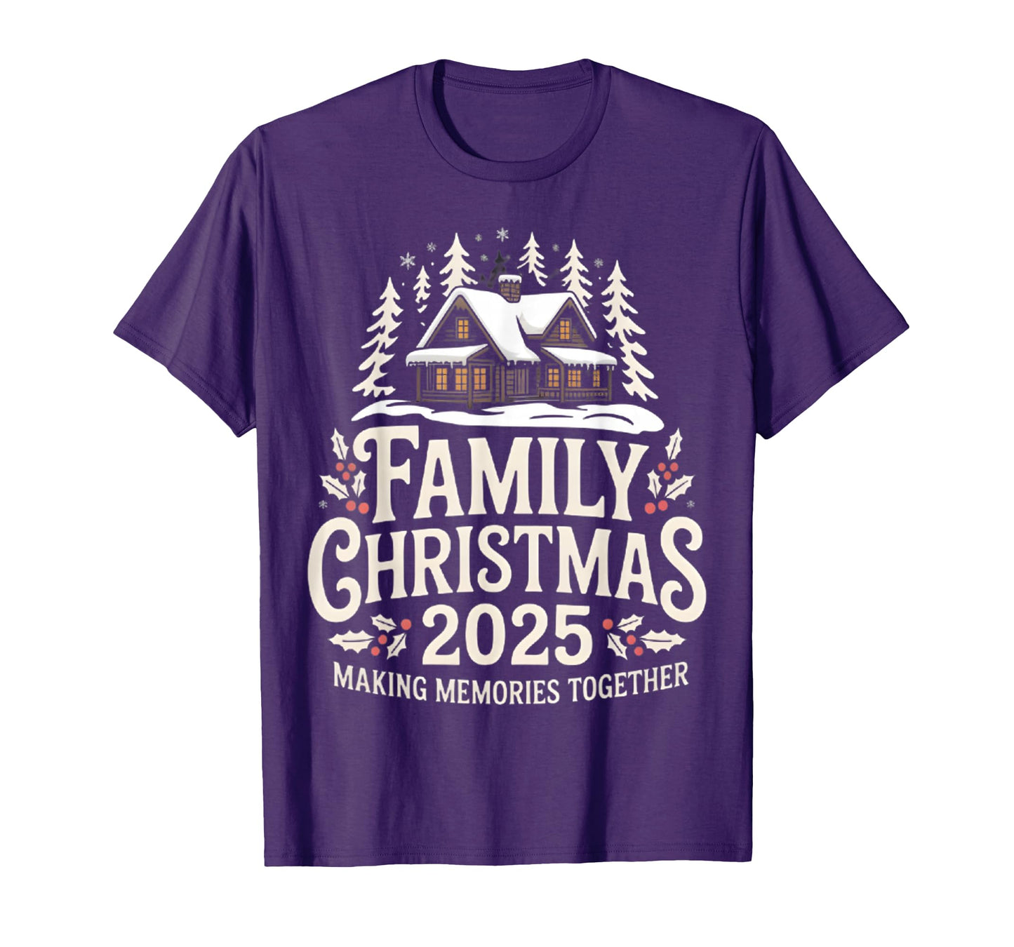 Family Christmas 2025 Matching Squad Santa Elf Funny Xmas T-Shirt