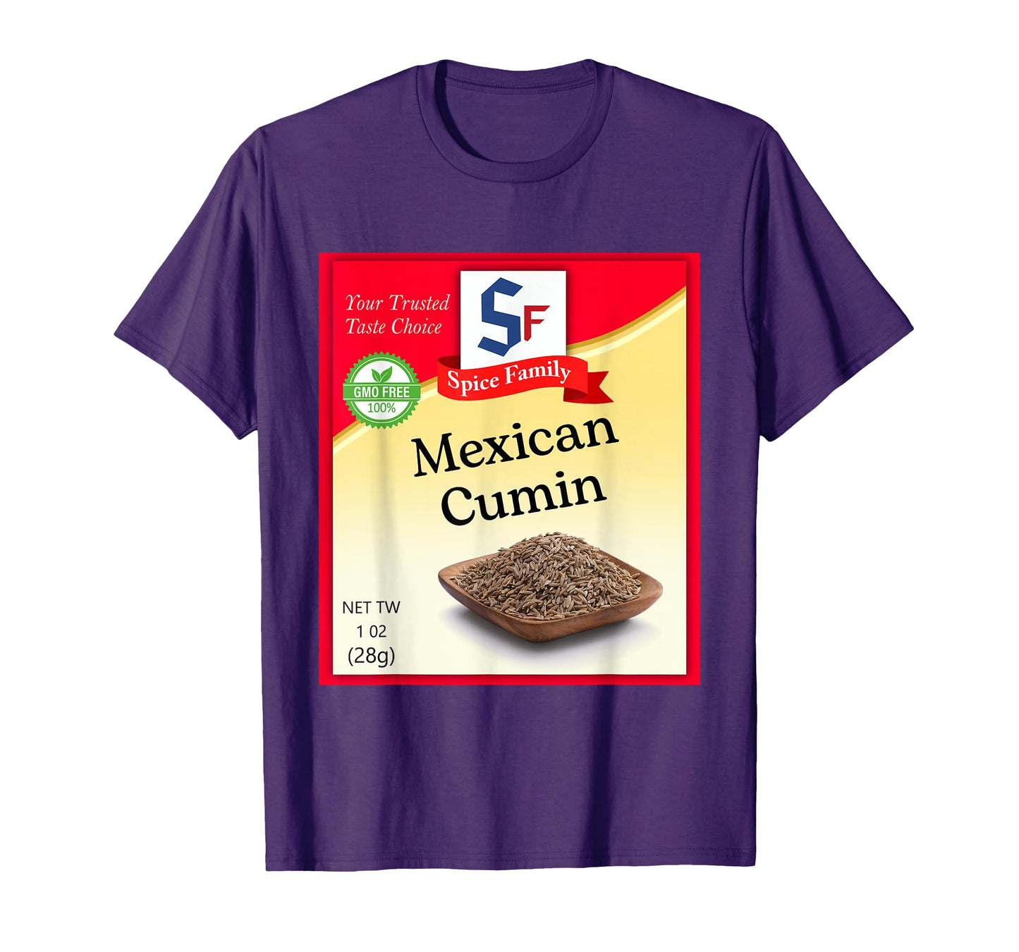 Mexican Cumin Condiment Costume Holiday Spice Costumes T-Shirt