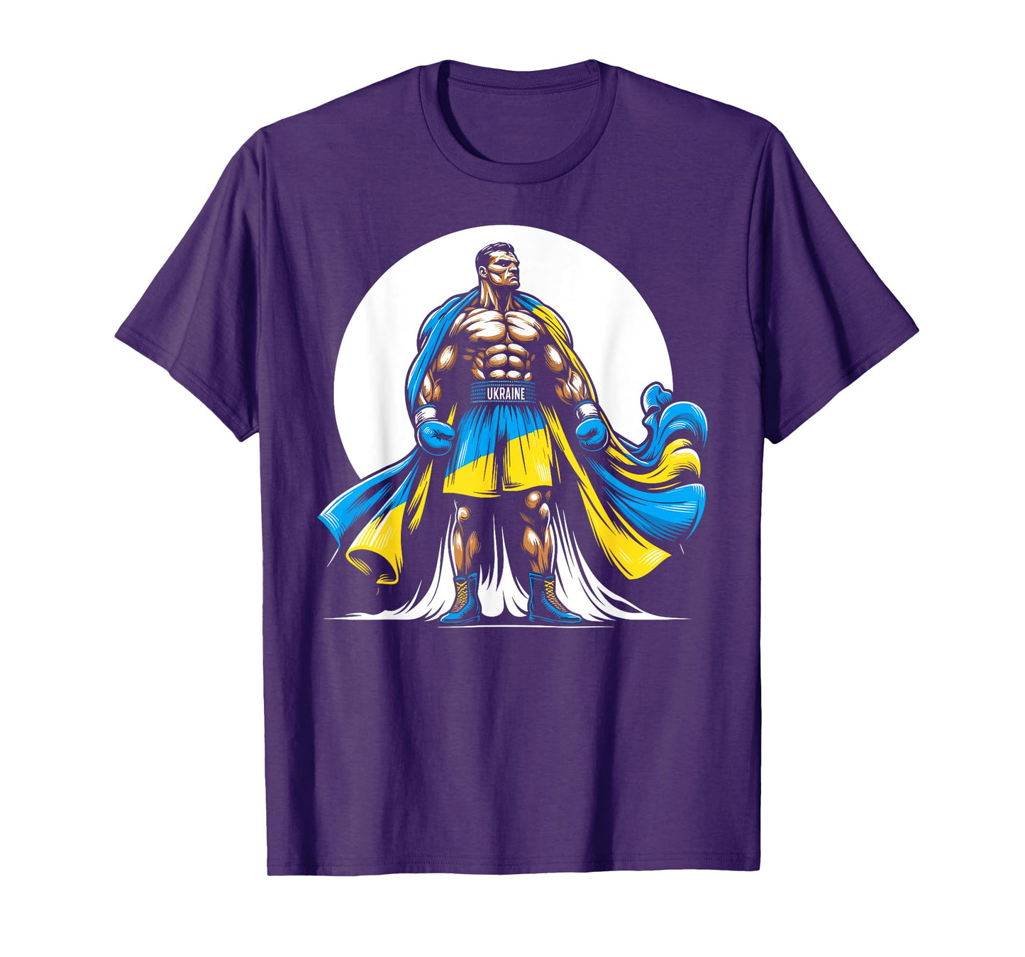 Ukrainian Boxer Patriotic Boxing Fighter Ukraine T-Shirt