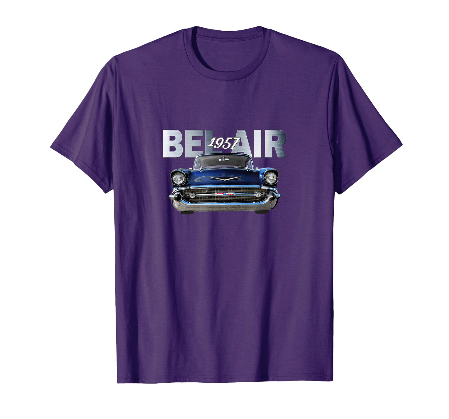 VINTAGE 1957 BEL AIR, AMERICAN, TRI-FIVE CLASSIC 50s CAR ART T-Shirt