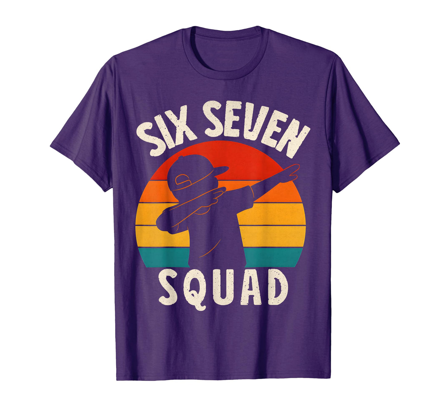 67 Meme 6 7 Numbers Dabbing Six Seven Squad Funny Boys Kids T-Shirt