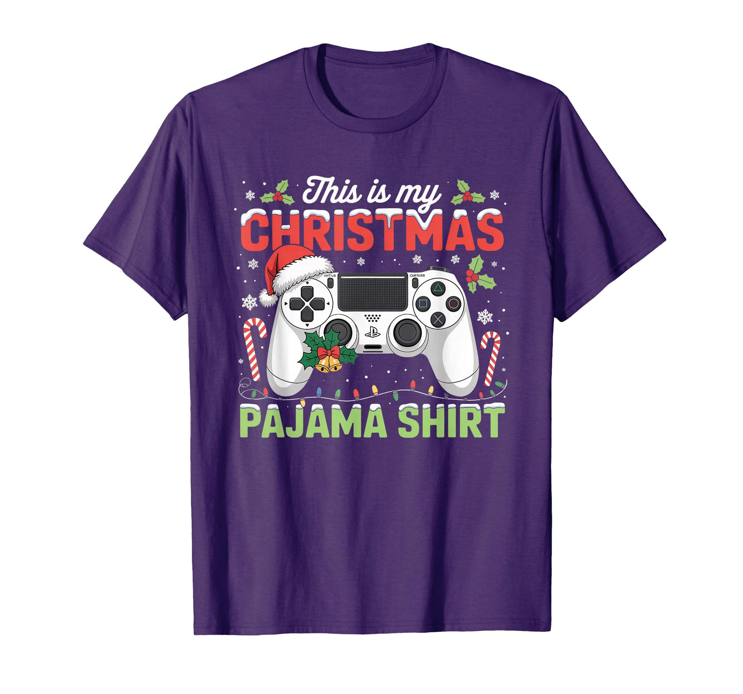 This is My Christmas Pajama Gamer Video Game Boys Kids T-Shirt