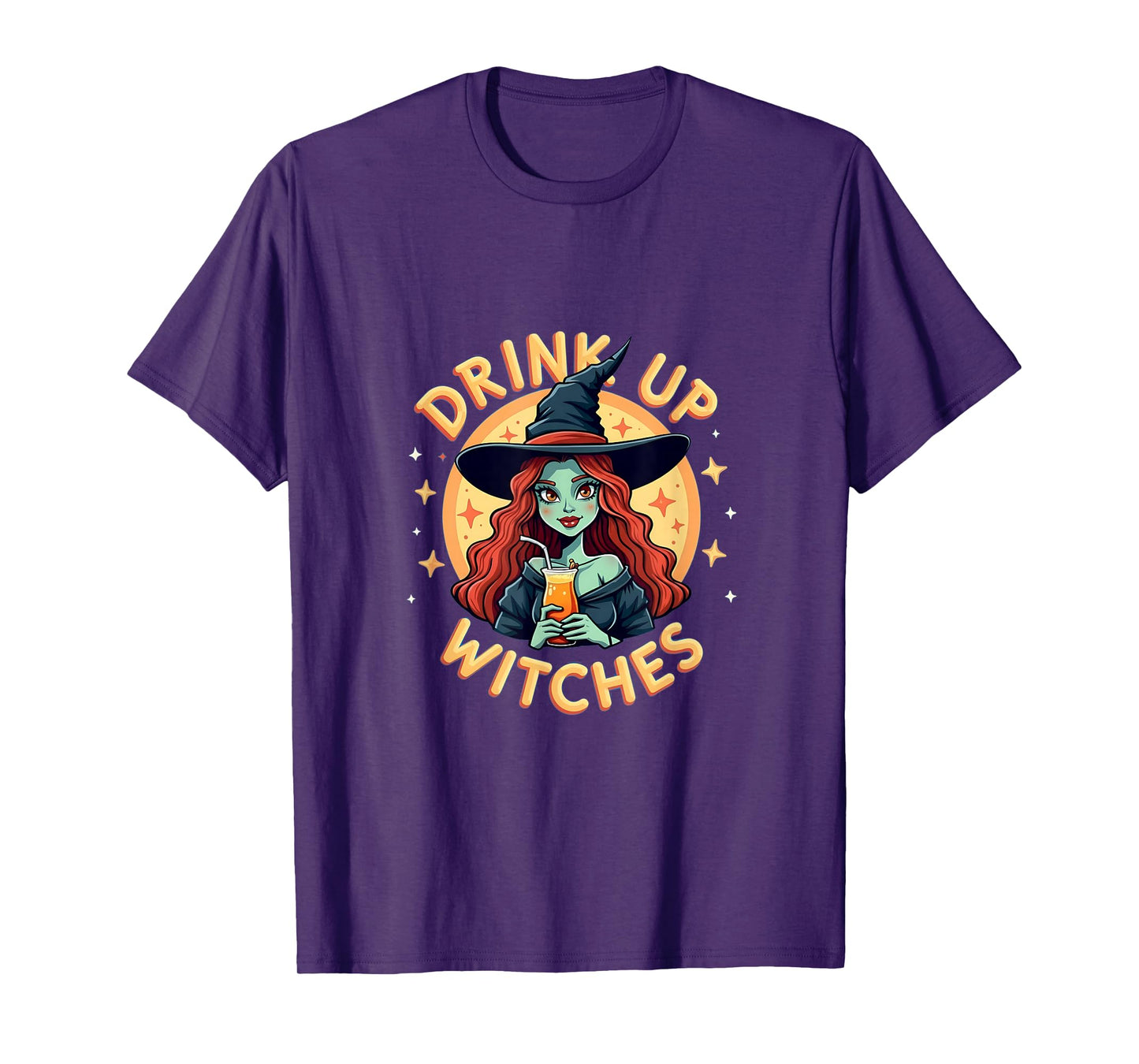 Funny Halloween Witch Costume - Drink Up Witches T-Shirt