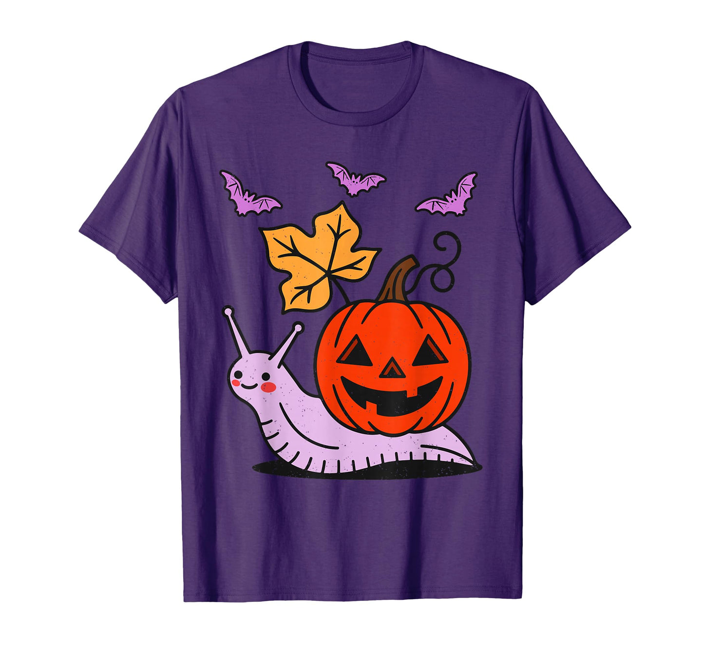 Pumpkin Snail Halloween Cute Jack O Lantern Spooky Season T-Shirt