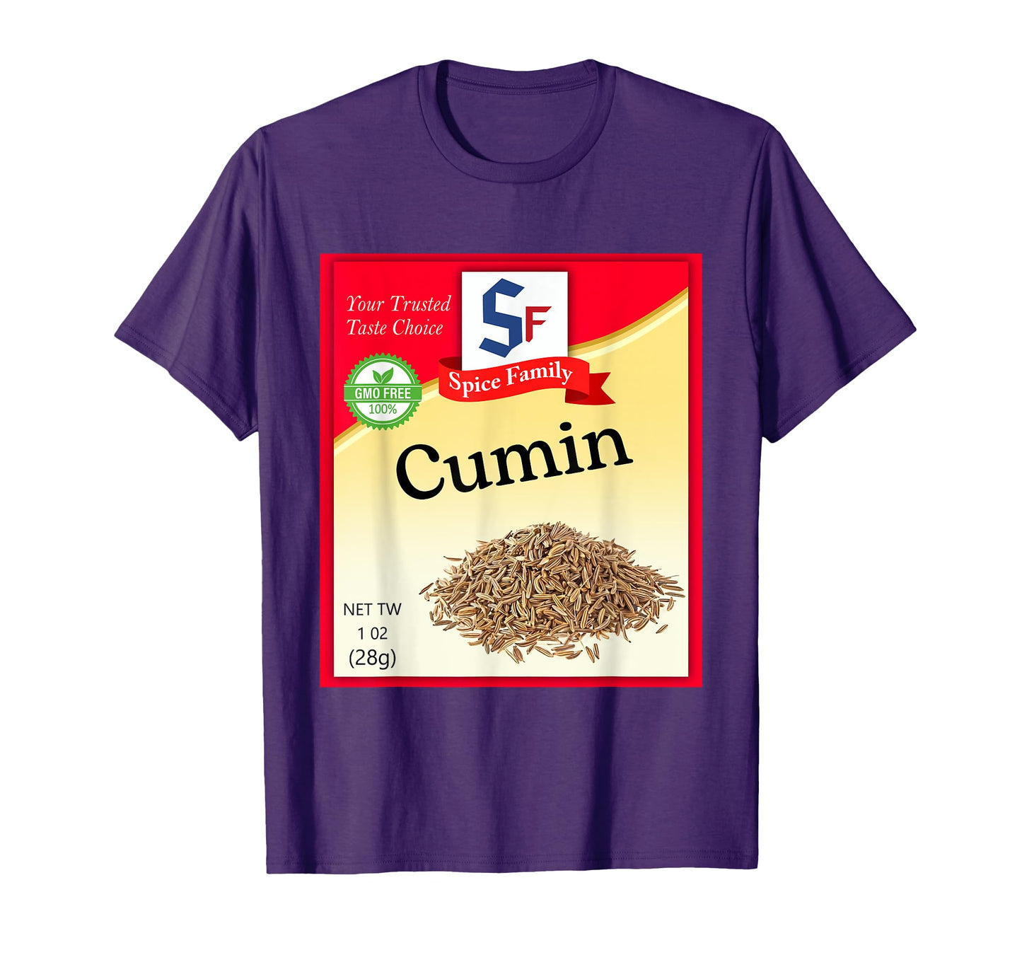 Cumin Condiment Costume Holiday Spice Costumes T-Shirt