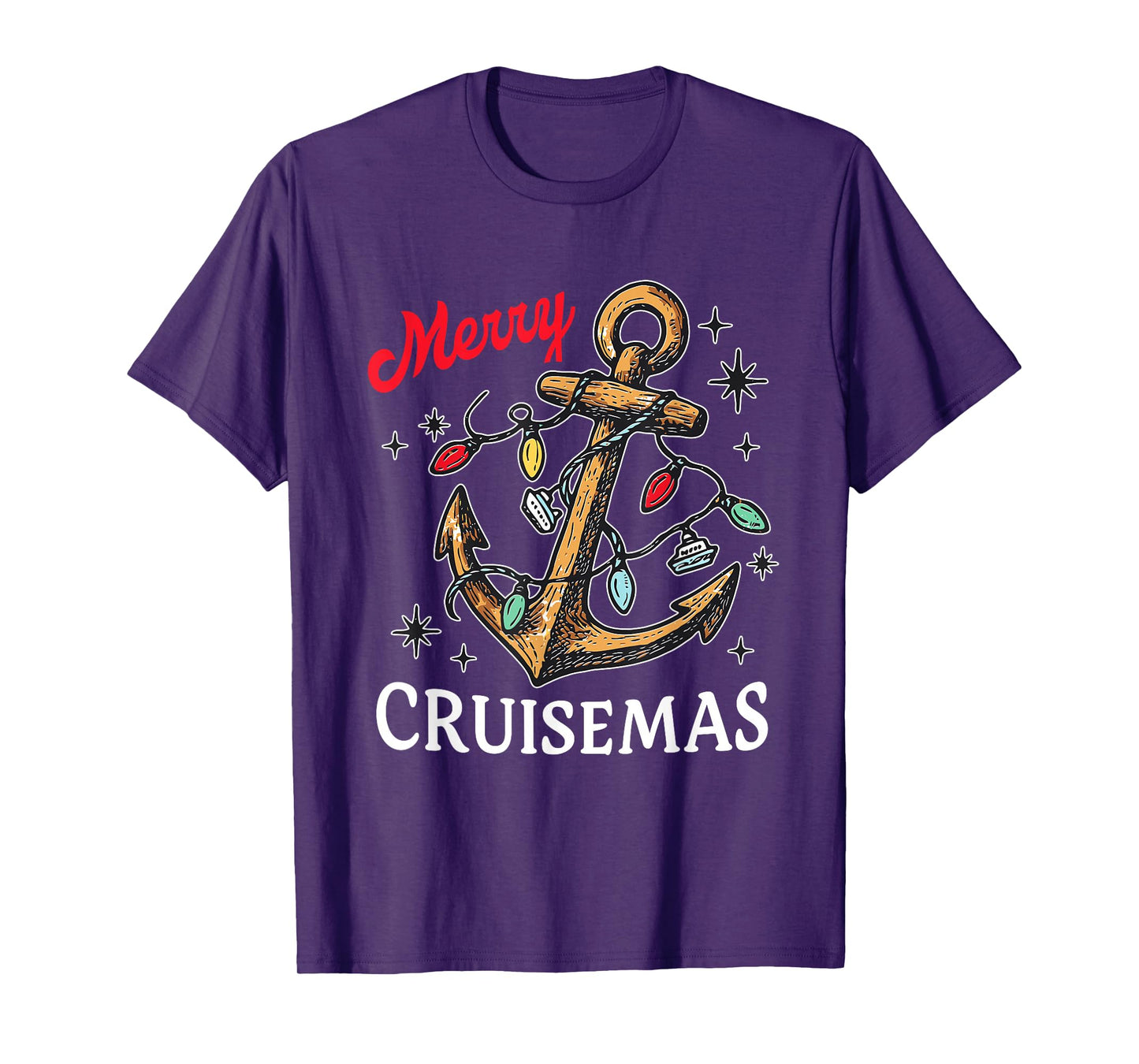 Merry Cruisemas Cruise Ship Christmas Xmas Design T-Shirt