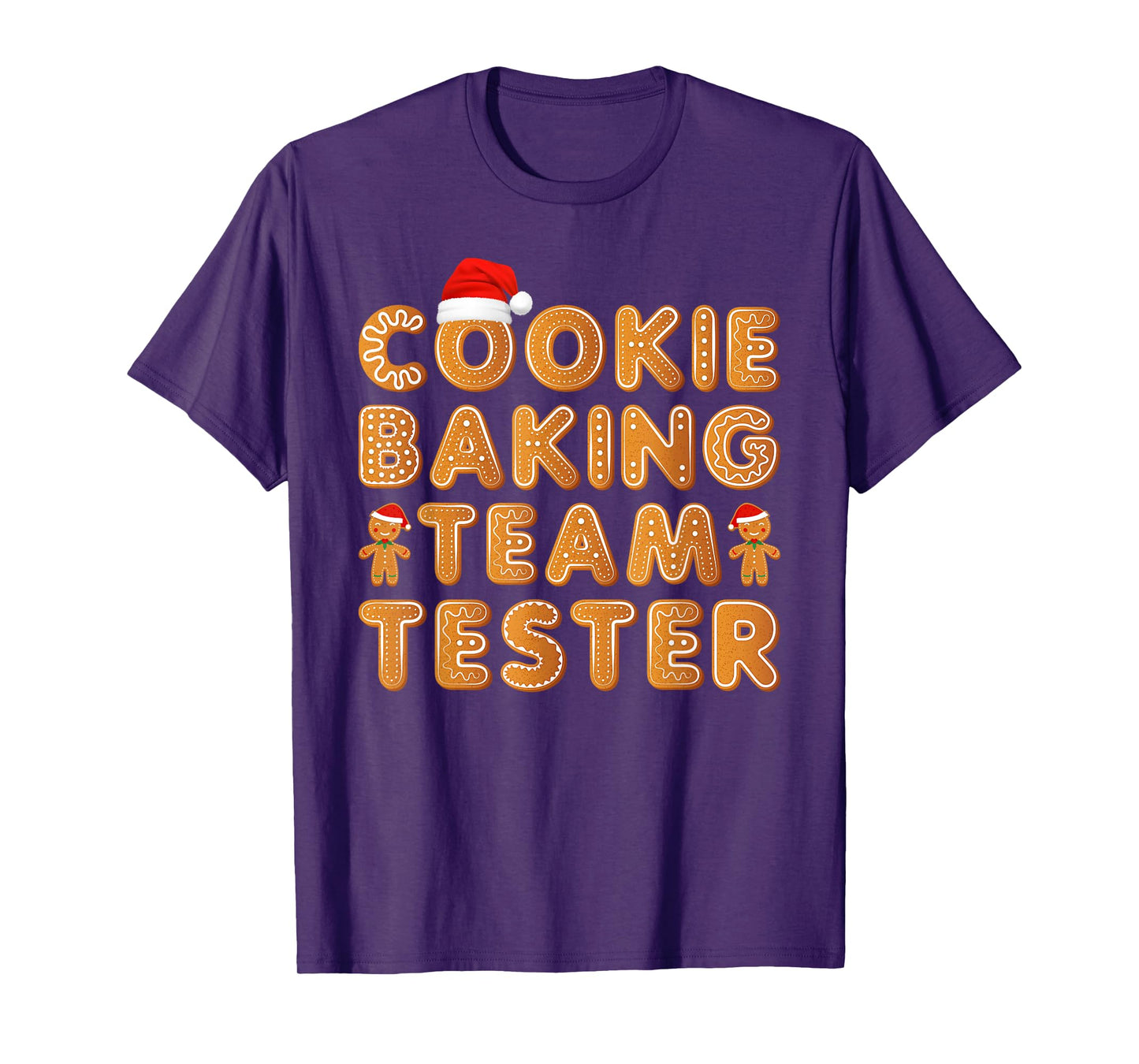 Cookie Baking Team Tester Gingerbread Family Christmas T-Shirt