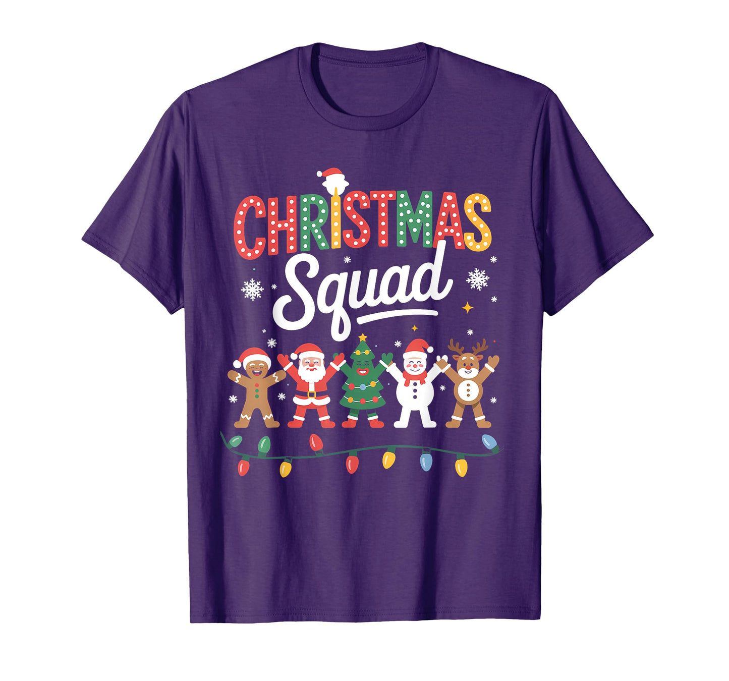 Dabbing Christmas Squad Santa Elf Family Matching Pajamas T-Shirt